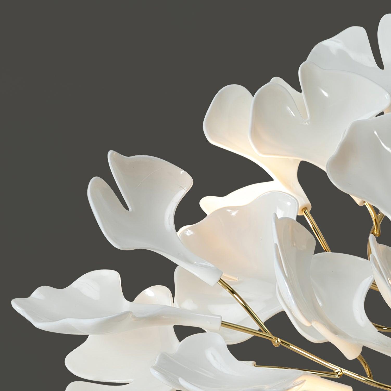 Callenne Elegant Ginkgo Leaf Ceiling Light - Neutral Decor