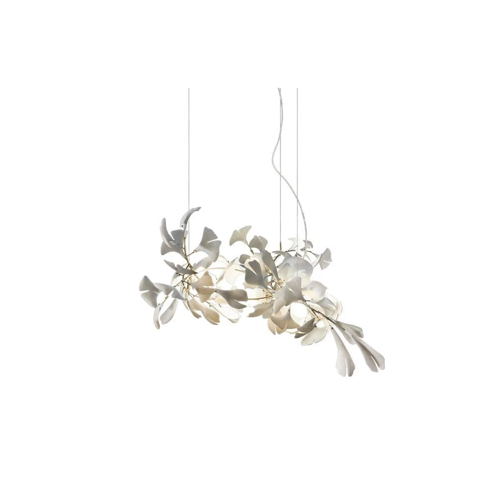 Ceroraine Chandelier Gingko A Porcelain LED Modern