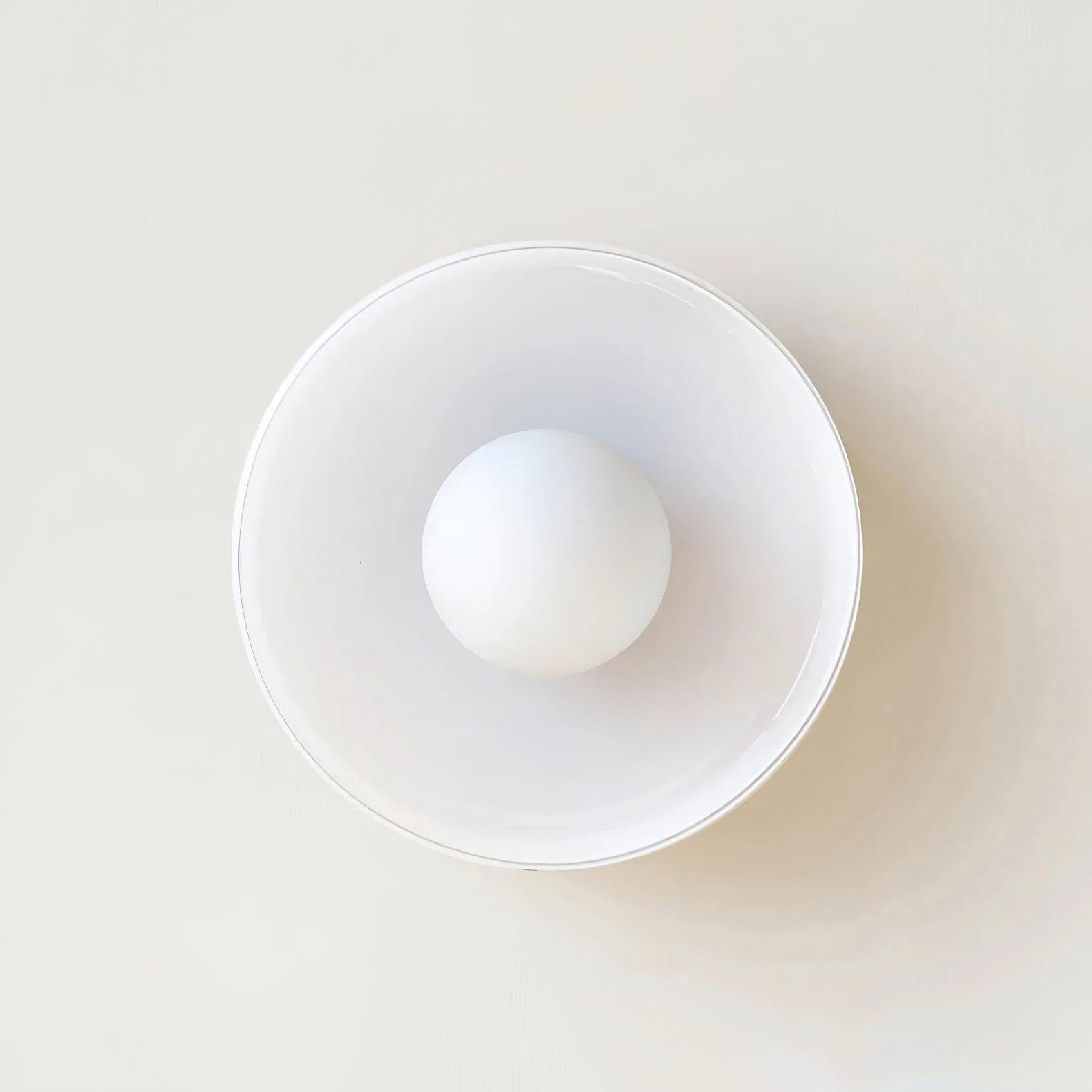 Solara Ceiling Lamp Orange Ring Playful Sculptural - Neutral Decor