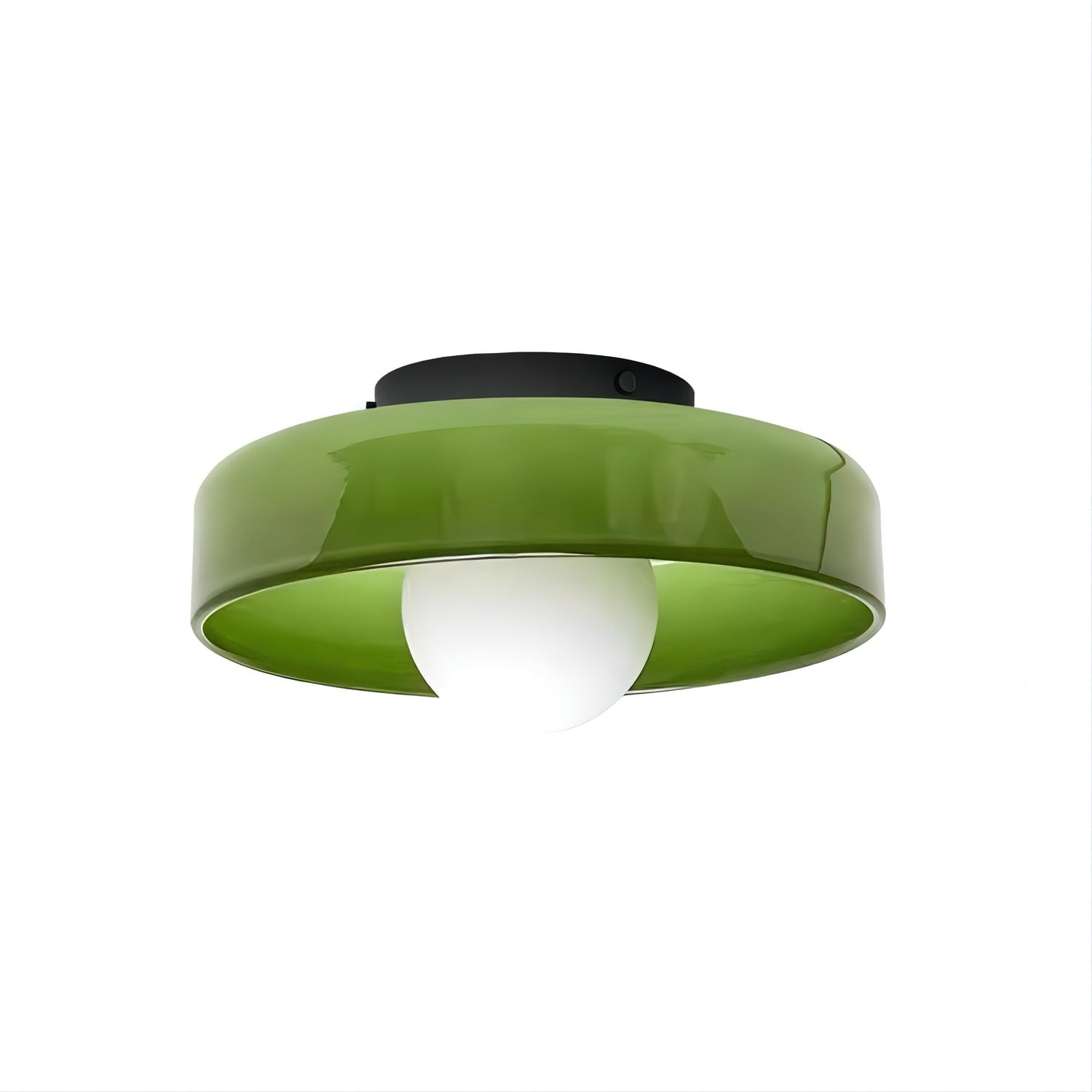 Solara Ceiling Lamp Orange Ring Playful Sculptural - Neutral Decor