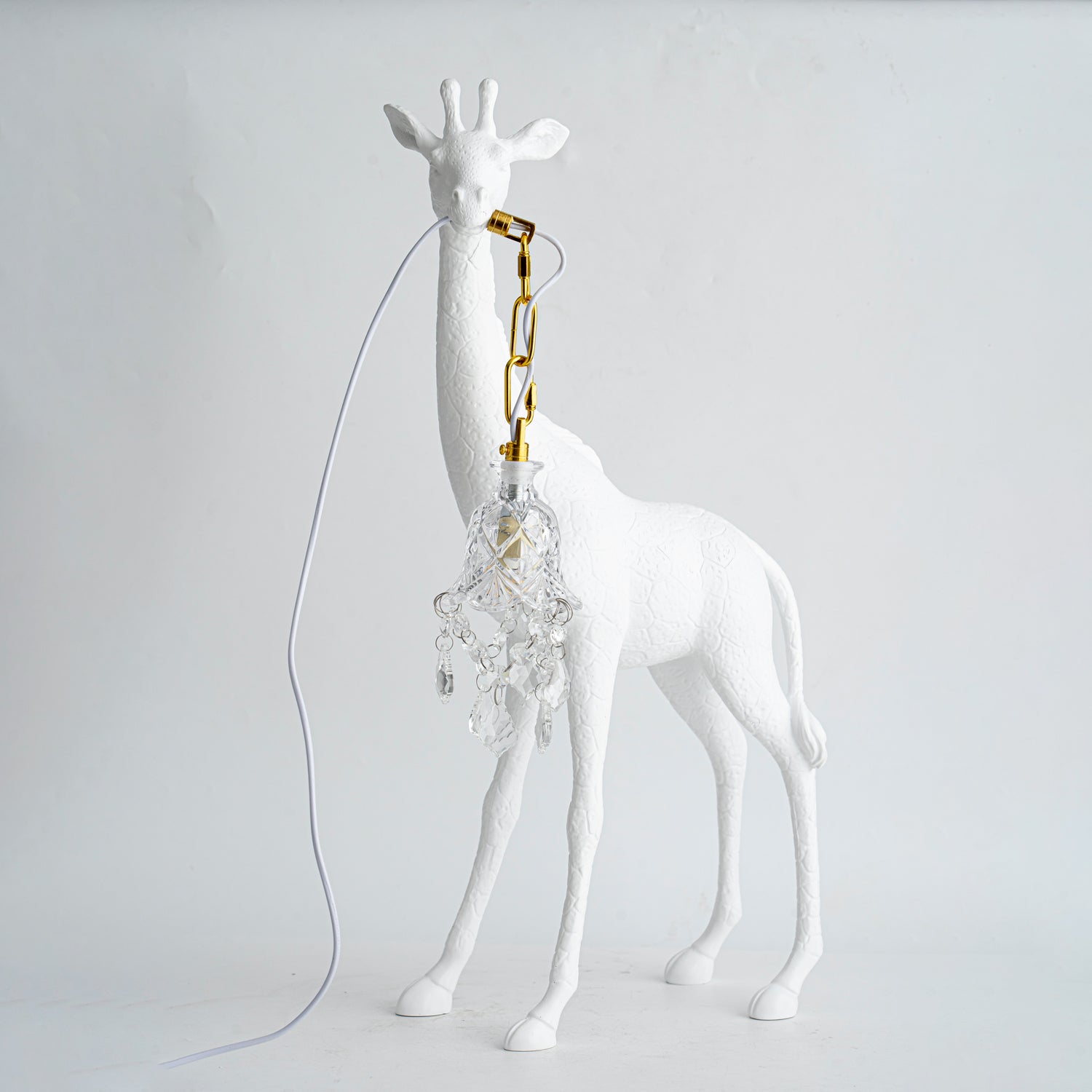 Fexl Luxurious Giraffe Royale Sculpture Floor Lamp