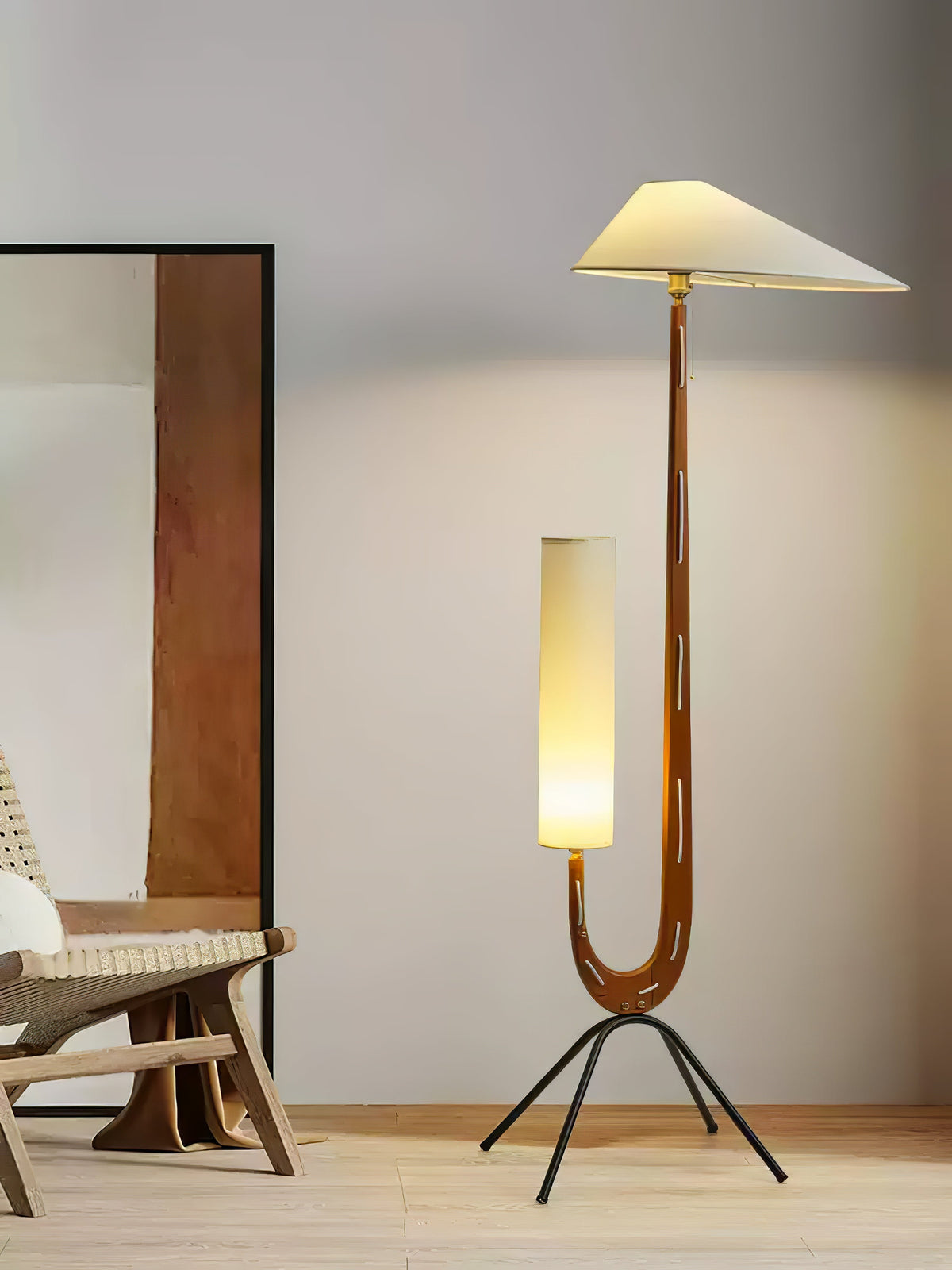 Novael Fabric Scandinavian Floor Lamp