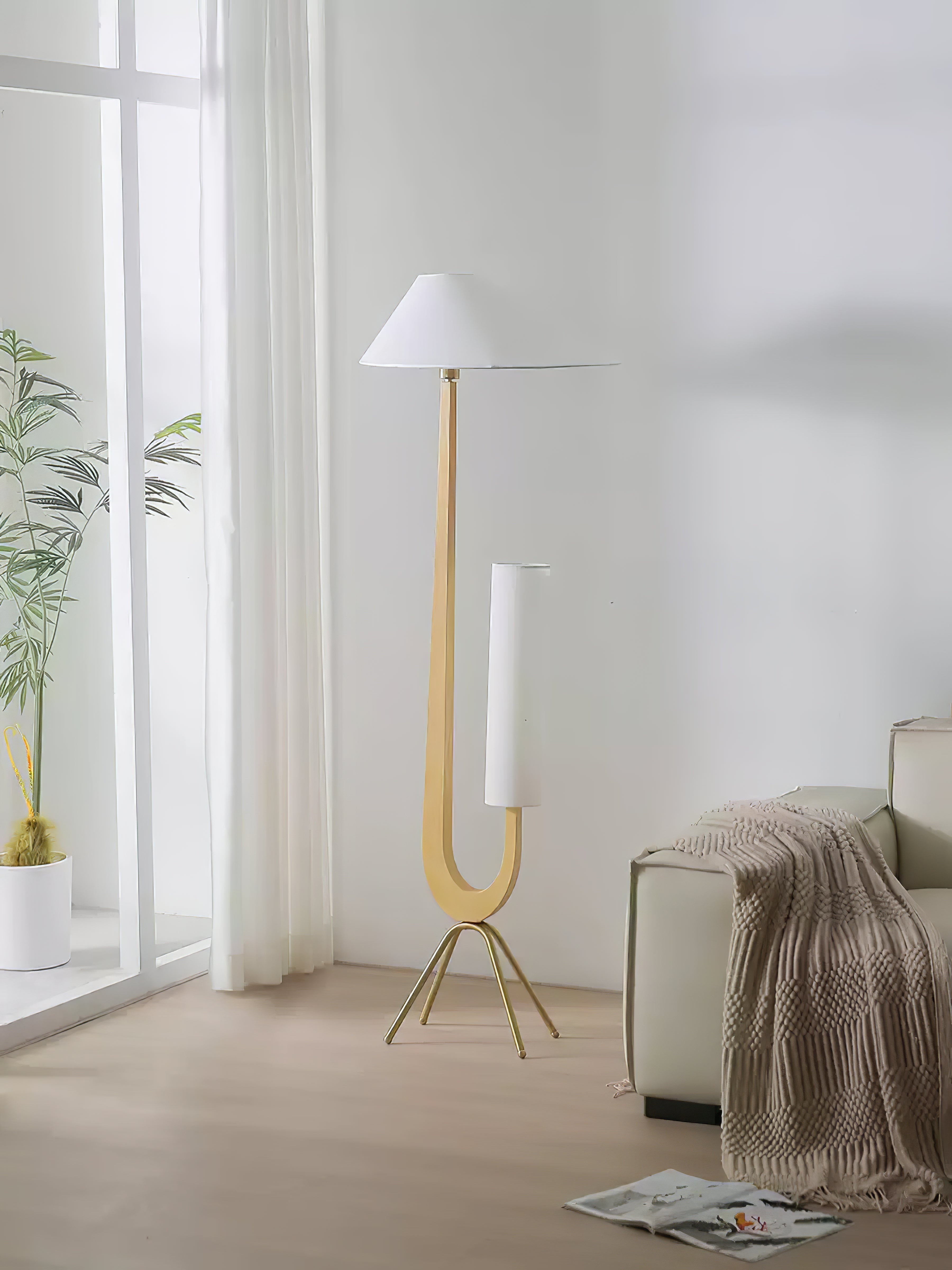 Novael Fabric Scandinavian Floor Lamp