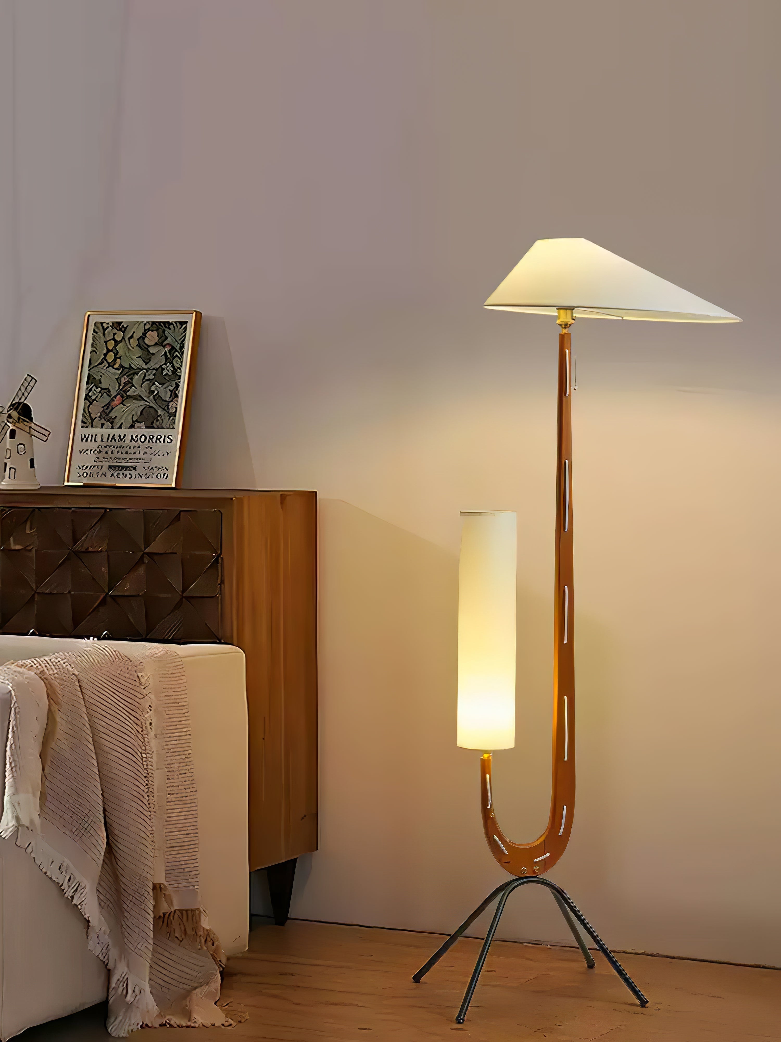 Novael Fabric Scandinavian Floor Lamp