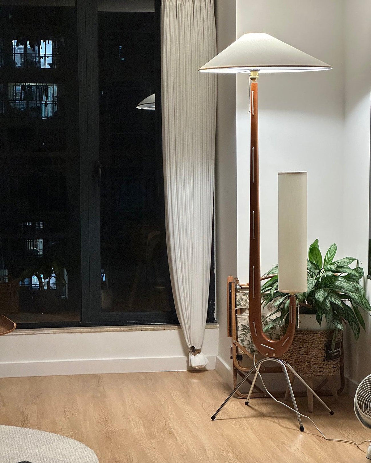 Novael Fabric Scandinavian Floor Lamp
