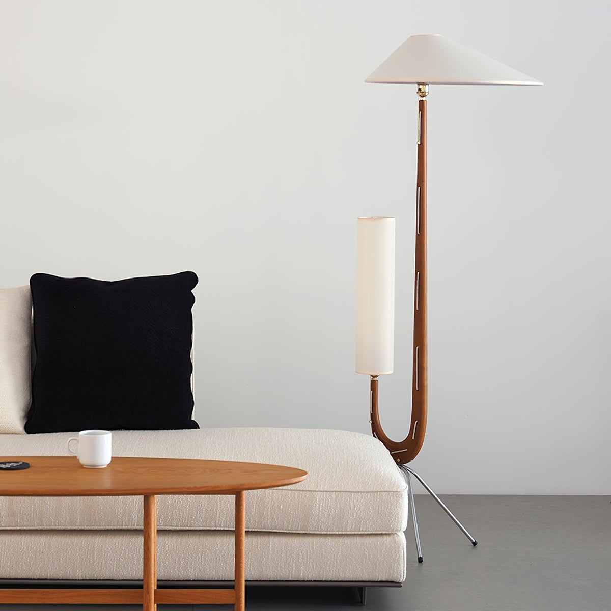 Novael Fabric Scandinavian Floor Lamp