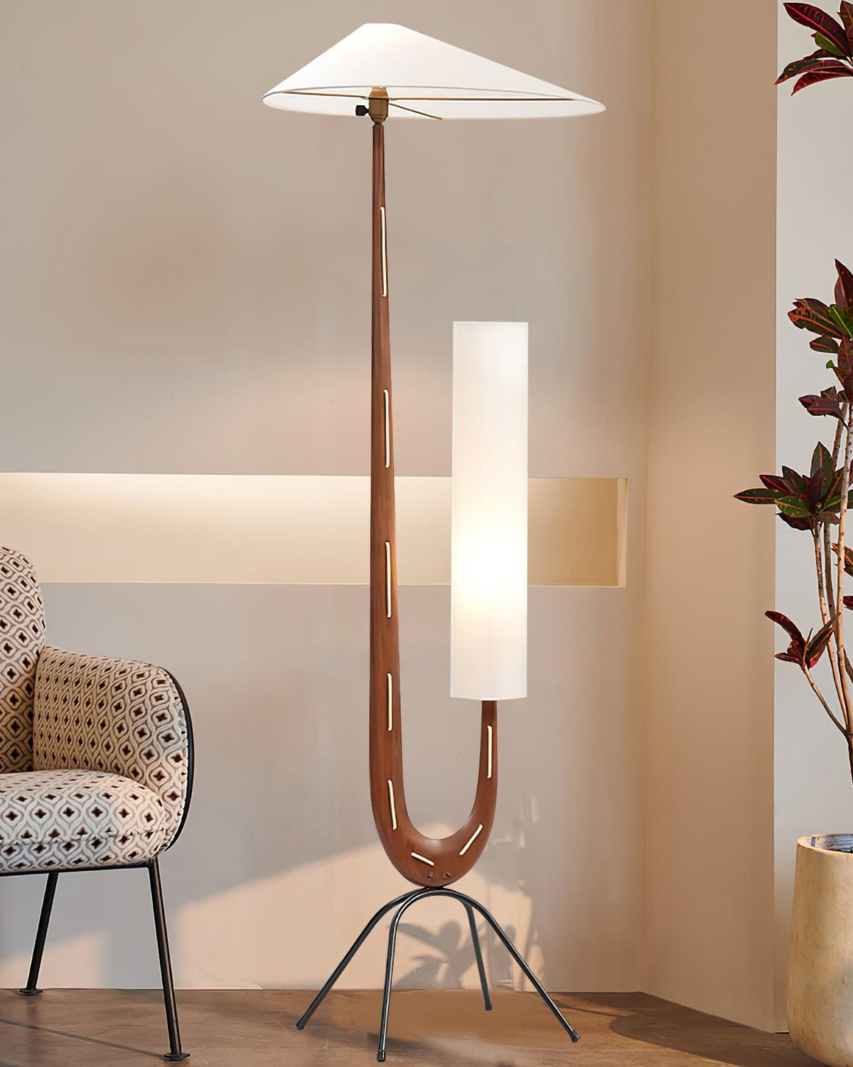 Novael Fabric Scandinavian Floor Lamp