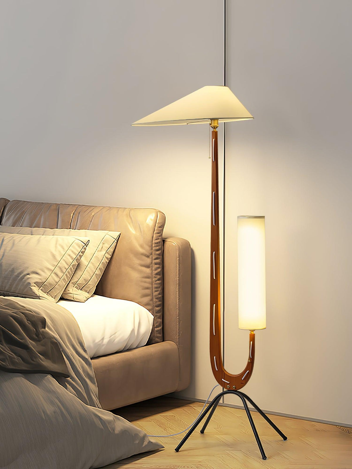 Novael Fabric Scandinavian Floor Lamp