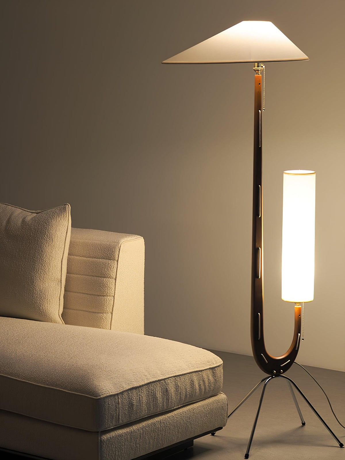 Novael Fabric Scandinavian Floor Lamp