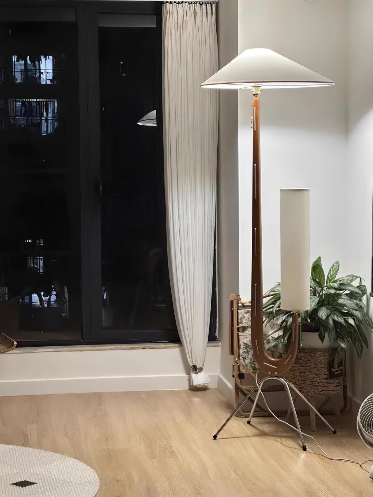 Novael Fabric Scandinavian Floor Lamp