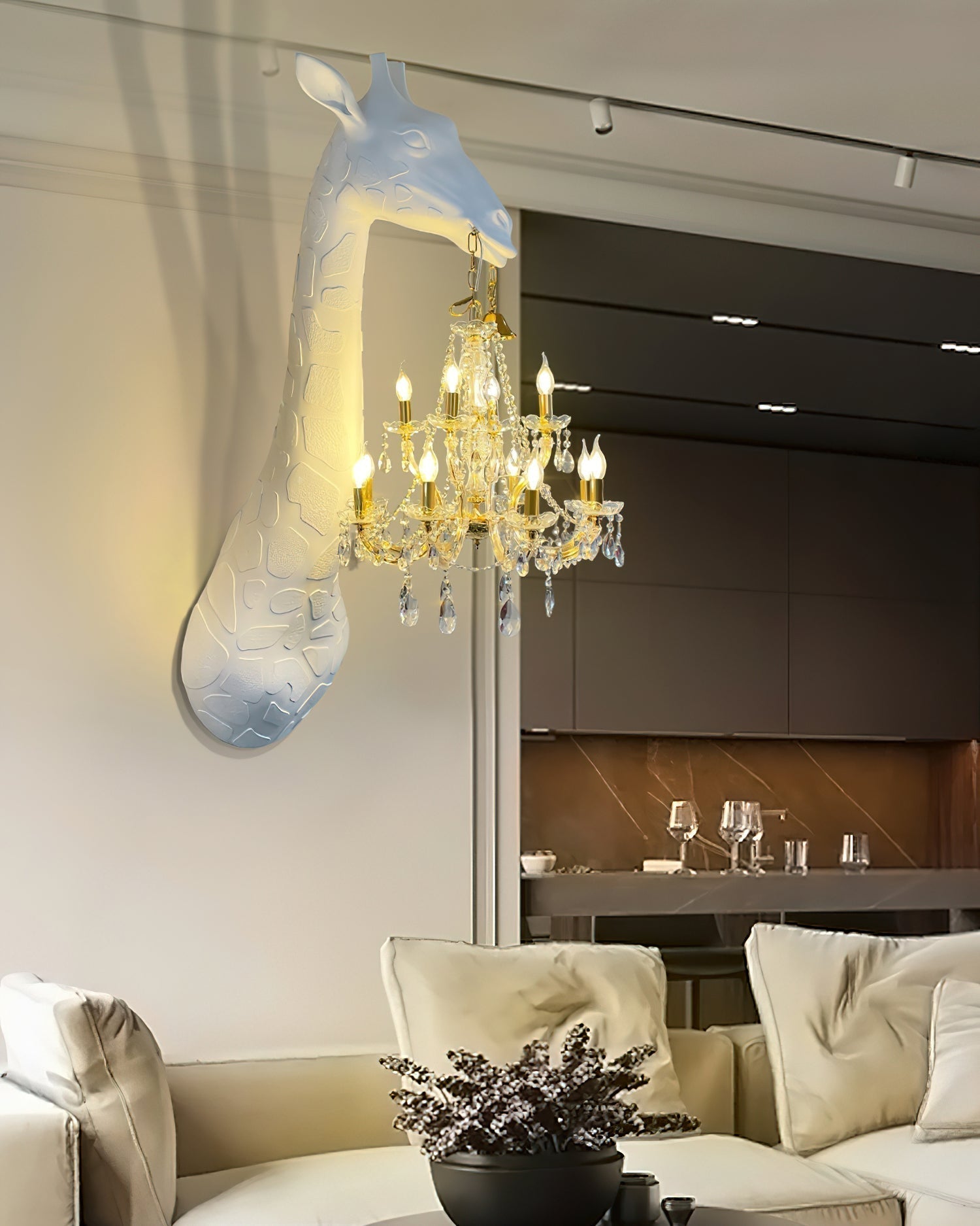 Elyoelle Individual Creativity Crystal Wall Lamp