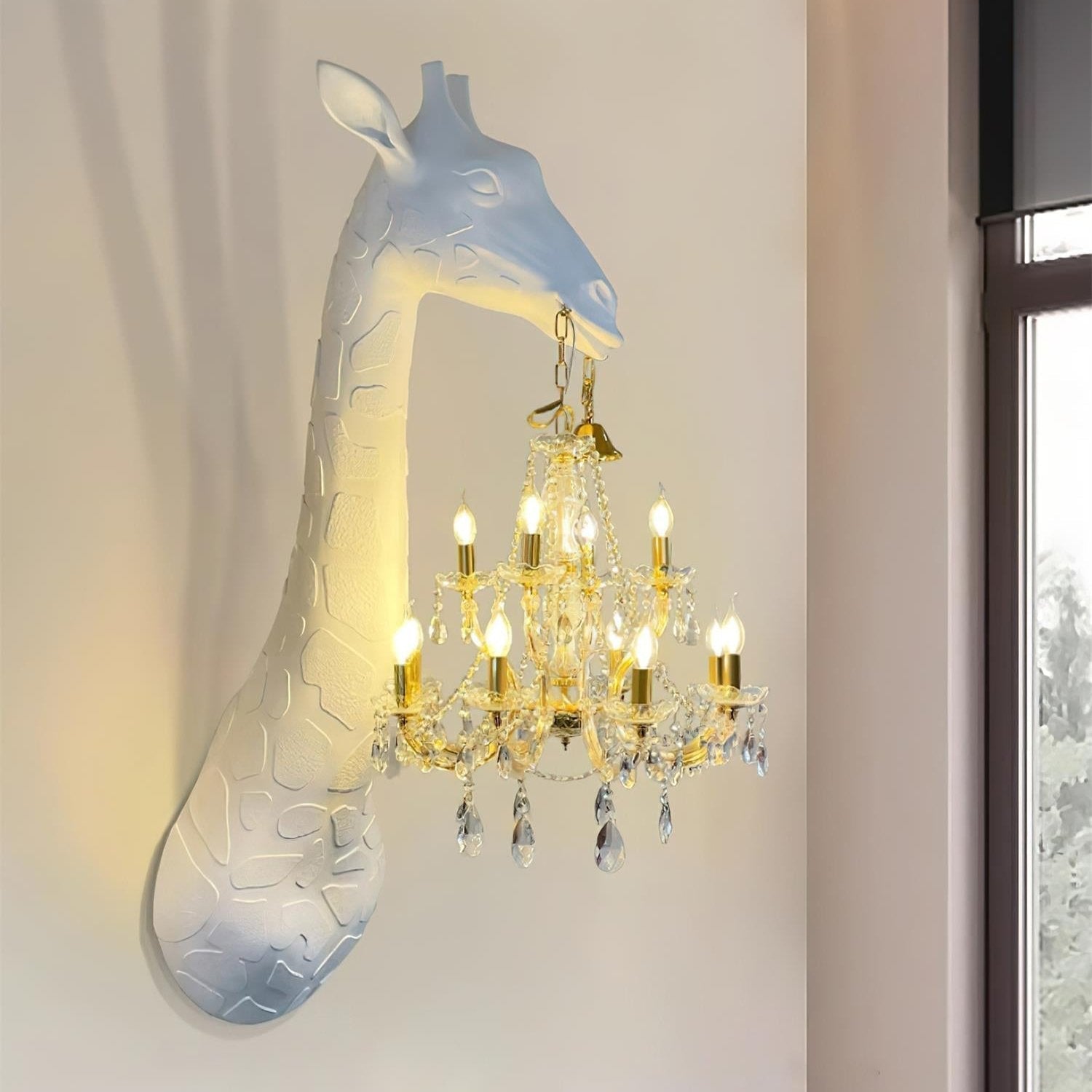 Elyoelle Individual Creativity Crystal Wall Lamp