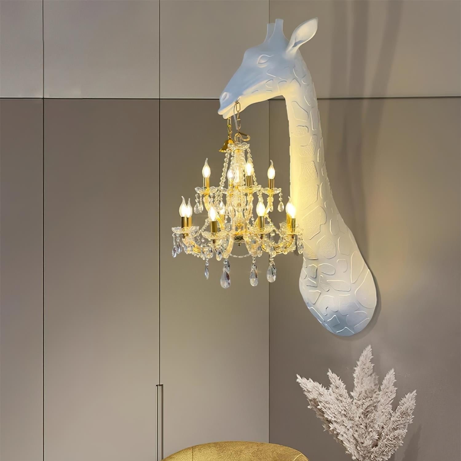 Elyoelle Individual Creativity Crystal Wall Lamp
