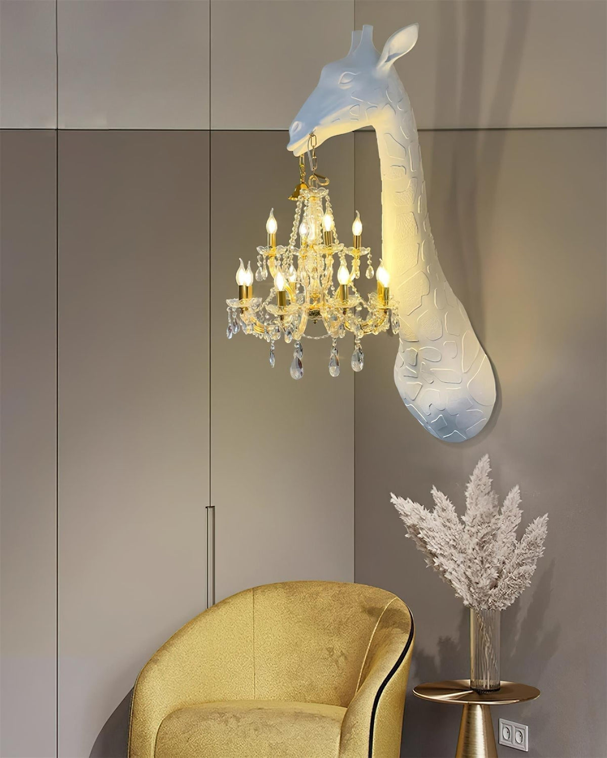 Elyoelle Individual Creativity Crystal Wall Lamp
