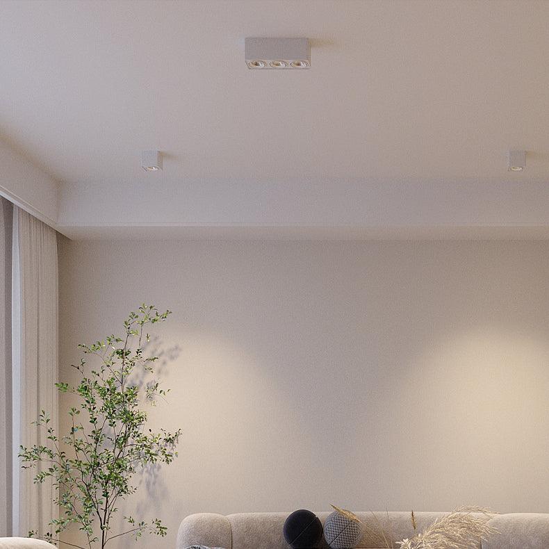 Solara Spotlight Surface Mount Twin LED Angular Minimalist - Neutral Decor