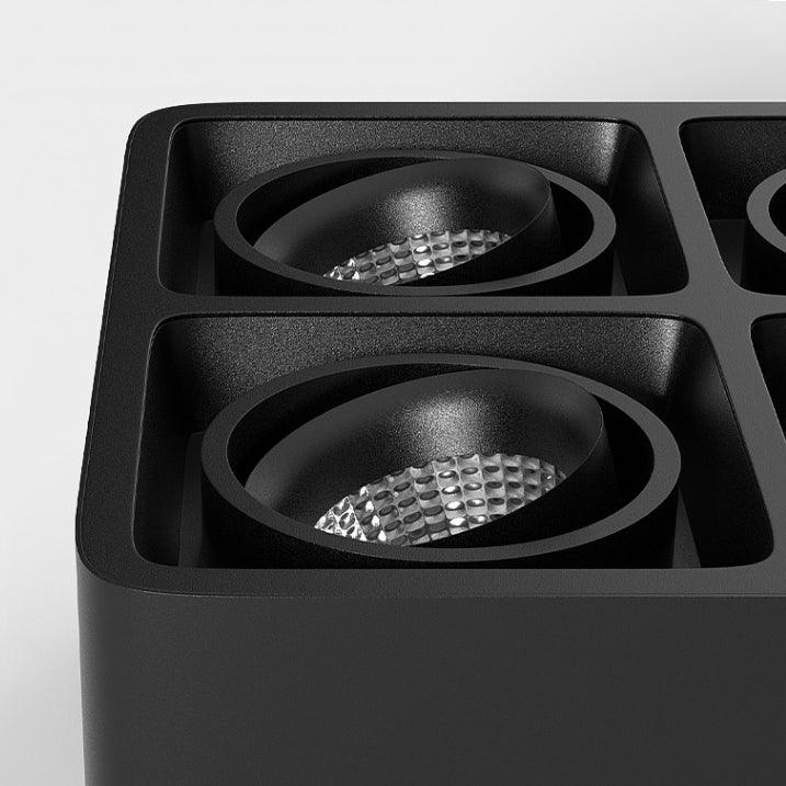 Solara Spotlight Surface Mount Twin LED Angular Minimalist - Neutral Decor