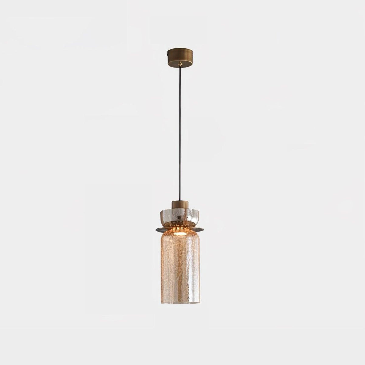 Glacier Crackle Glass Pendant Lamp