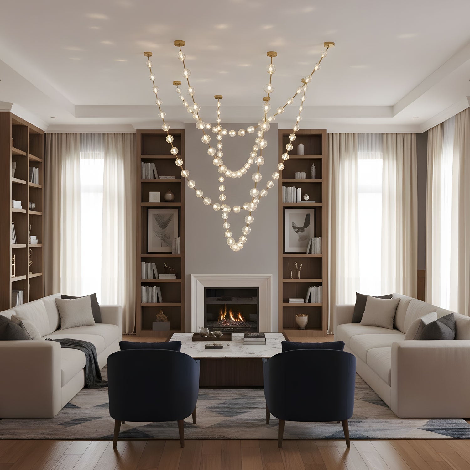 Lindencourt Strand Necklace Chandelier