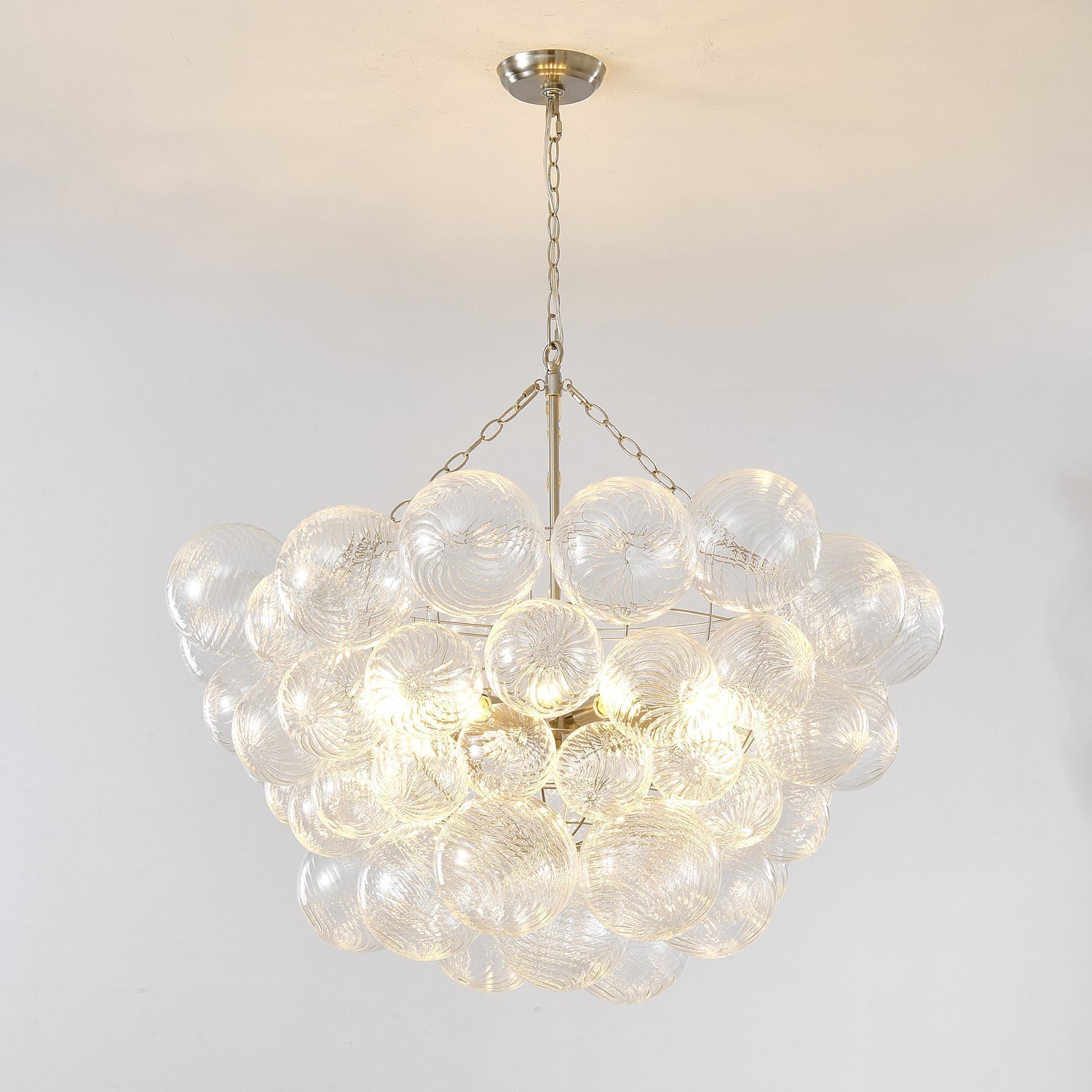 Aurora Chandelier Glass Ball Bubble Modern - Neutral Decor