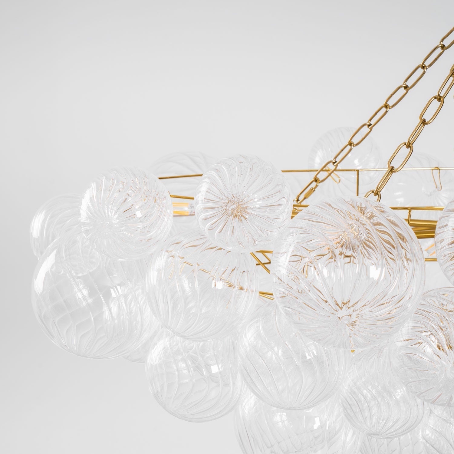 Aurora Chandelier Glass Ball Bubble Modern - Neutral Decor