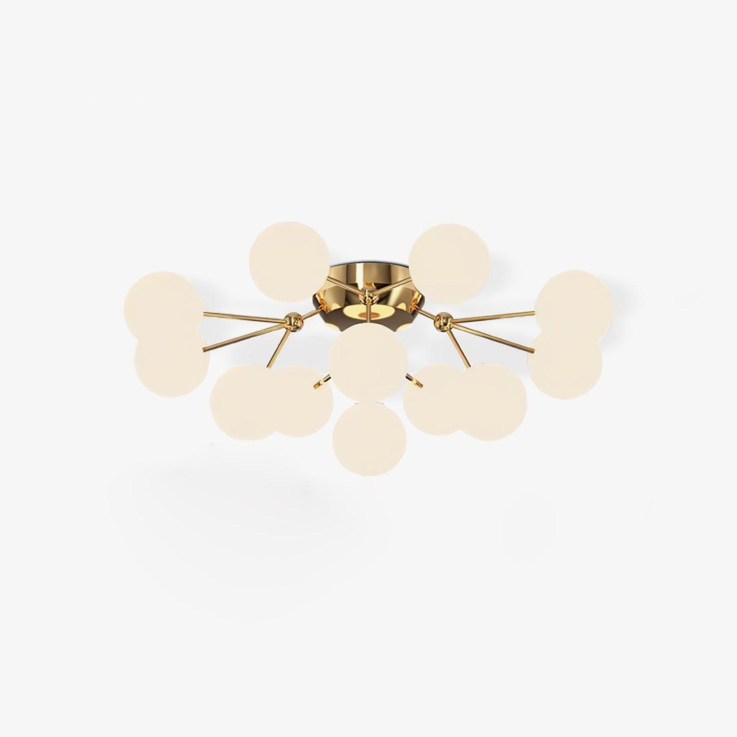 Veloel Luxury Glass Ceiling Lamp