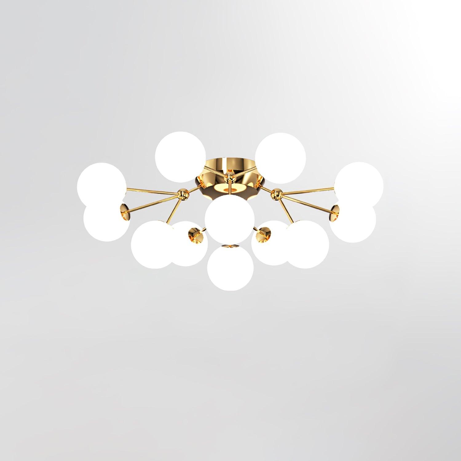 Veloel Luxury Glass Ceiling Lamp
