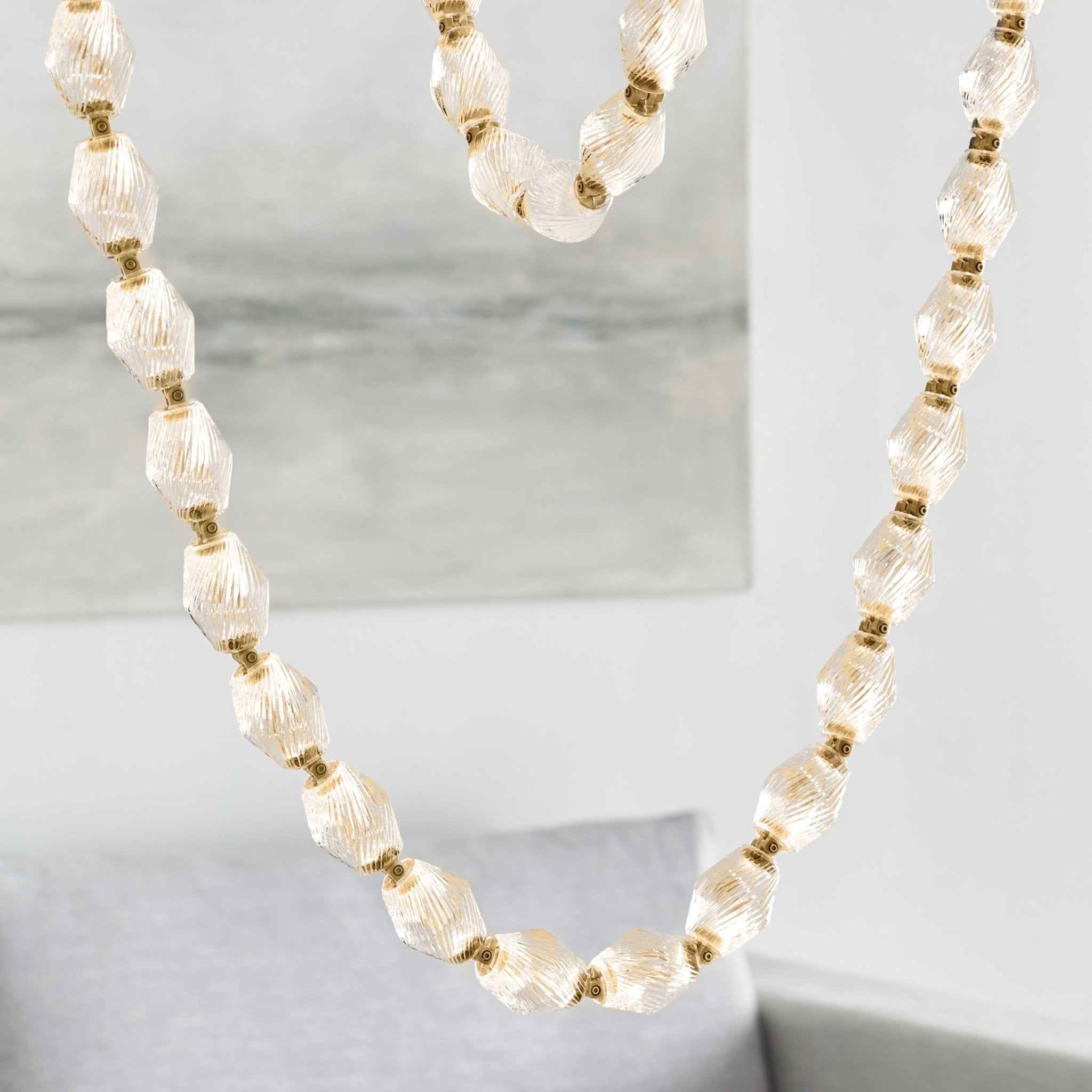 Pearlene Beaded Chandelier