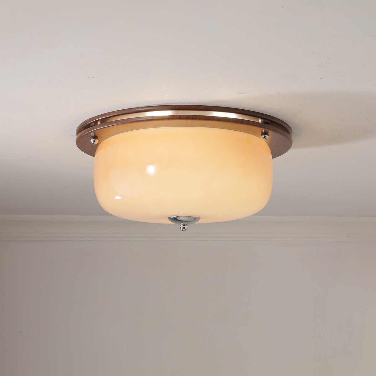Vetheel Premium Nordic Art Dome Glass Ceiling Light