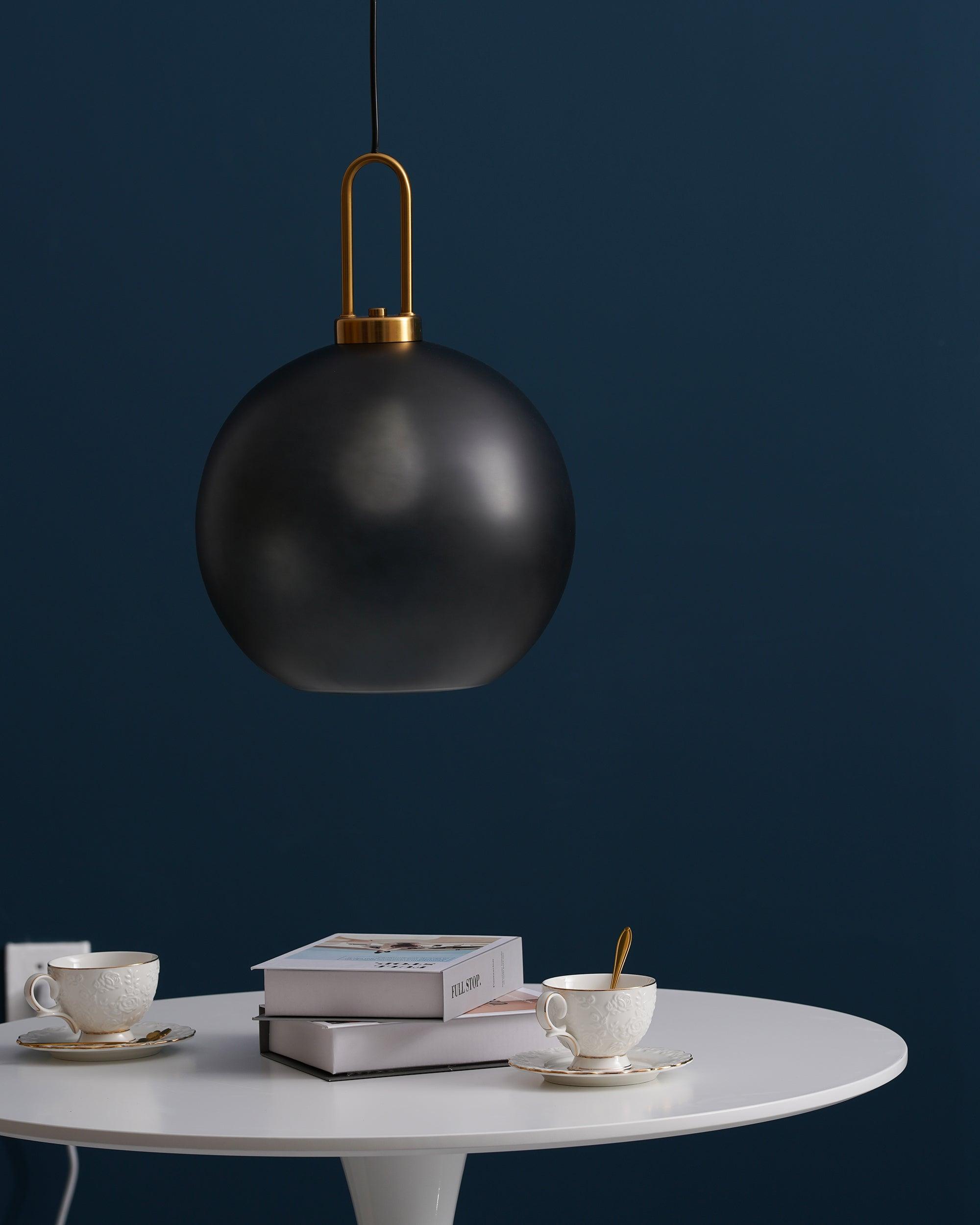 Sevelo Pendant Lamp Frosted Glass Swag Adjustable