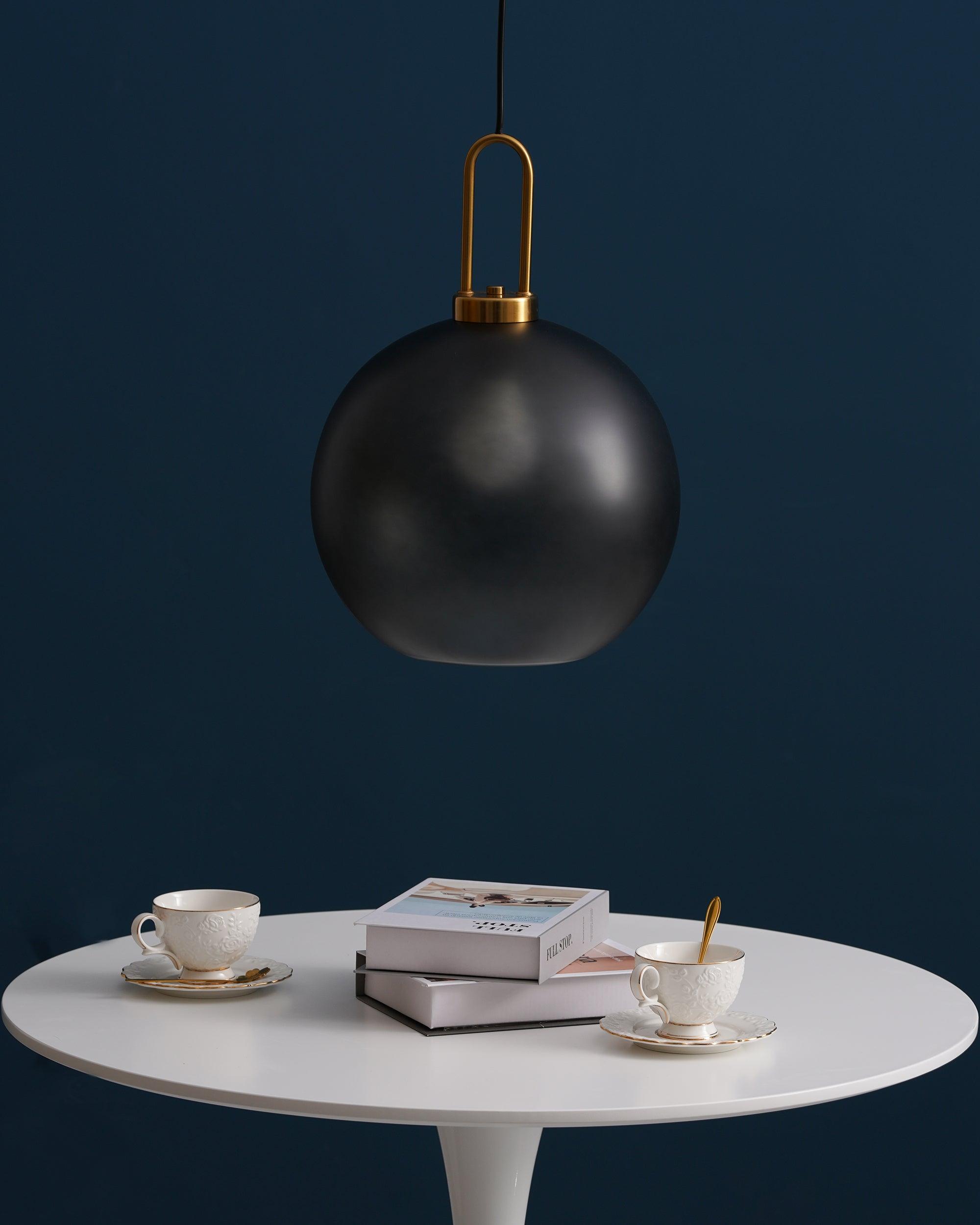 Sevelo Pendant Lamp Frosted Glass Swag Adjustable