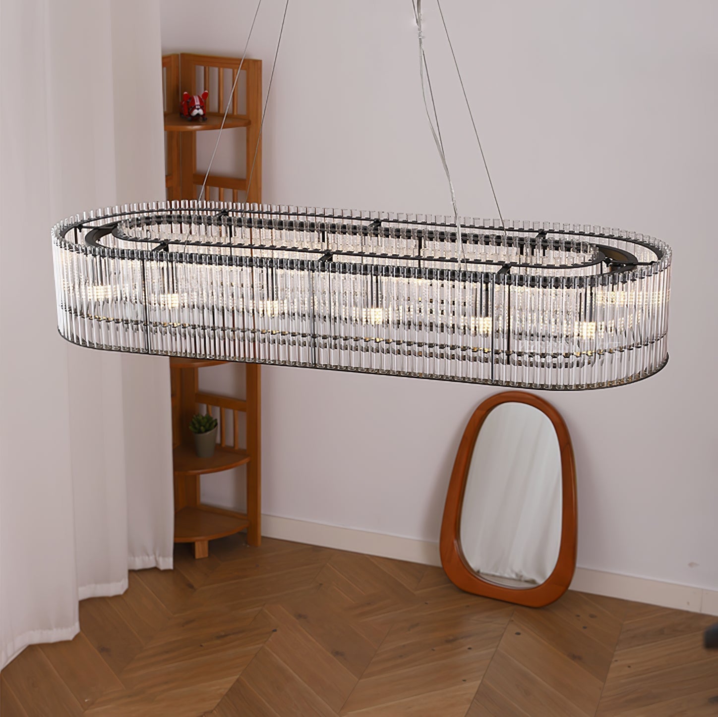 Celivia Pendant Lamp Glass Tube Ring Modern Luxury