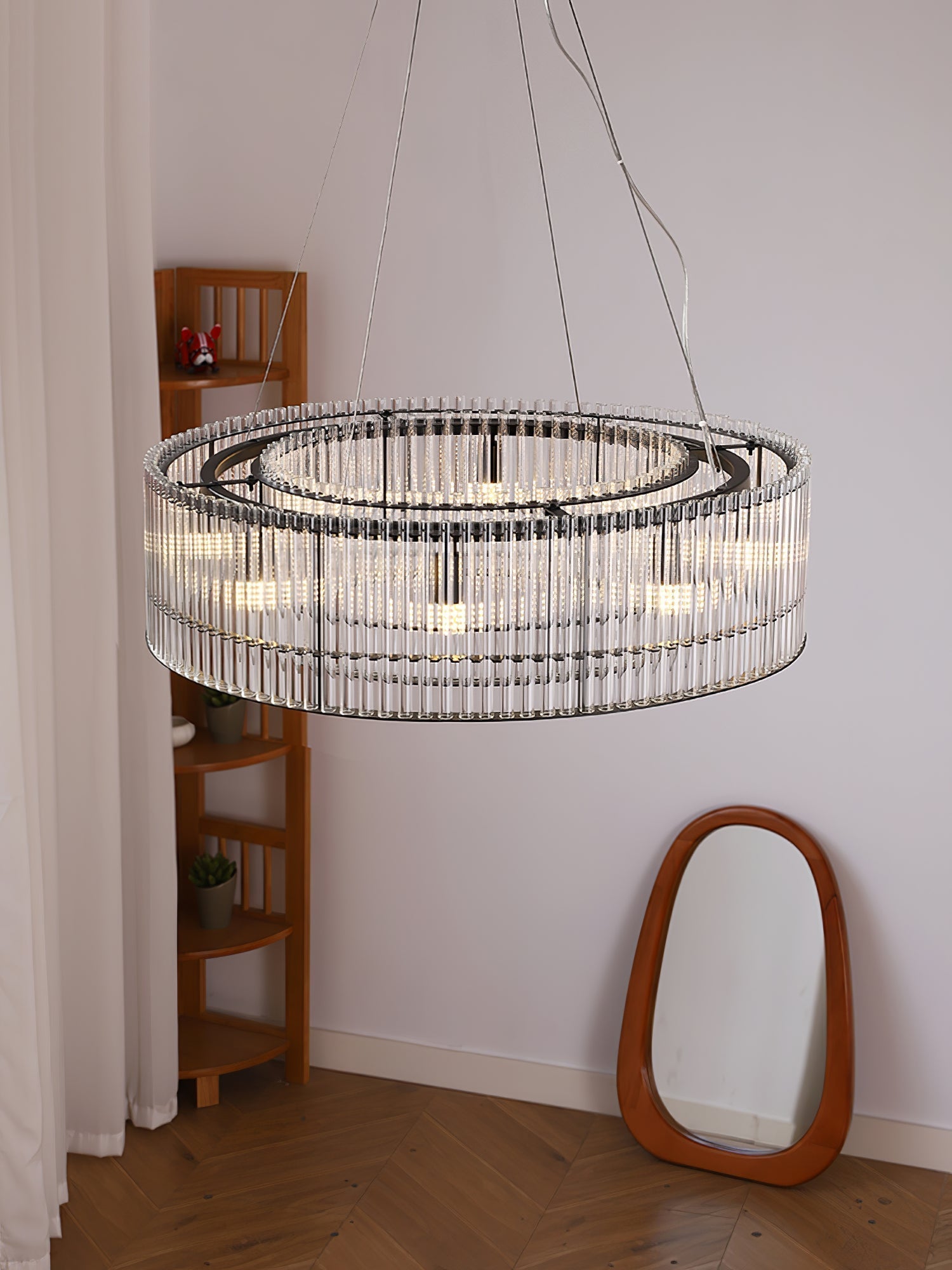 Celivia Pendant Lamp Glass Tube Ring Modern Luxury