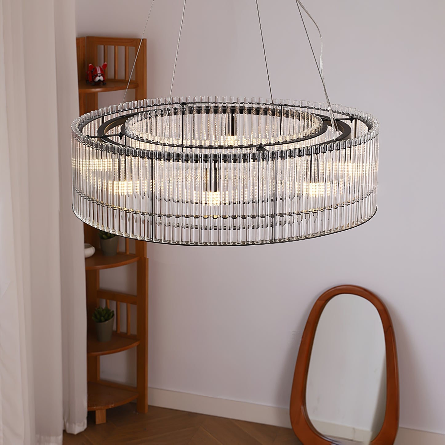 Celivia Pendant Lamp Glass Tube Ring Modern Luxury