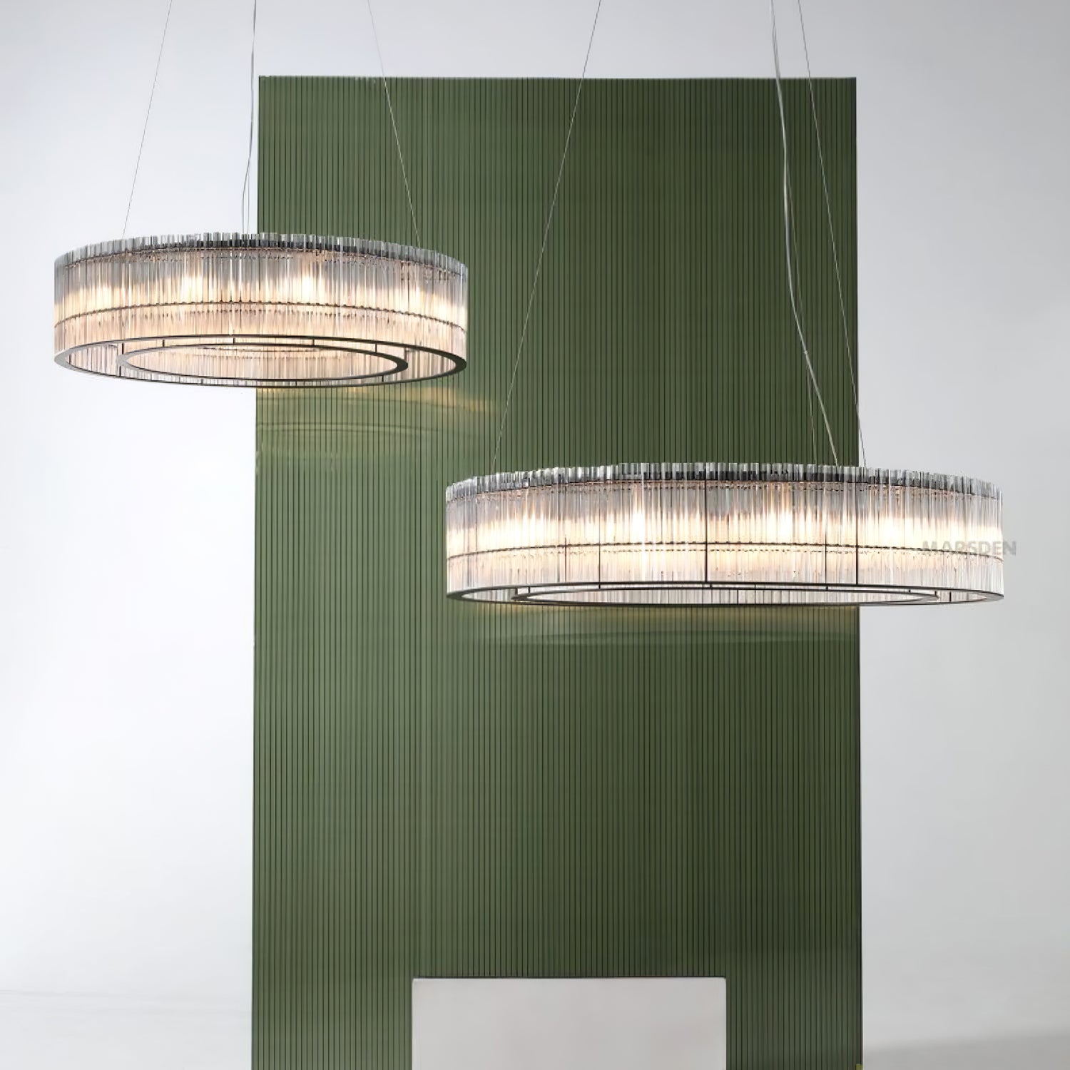 Celivia Pendant Lamp Glass Tube Ring Modern Luxury