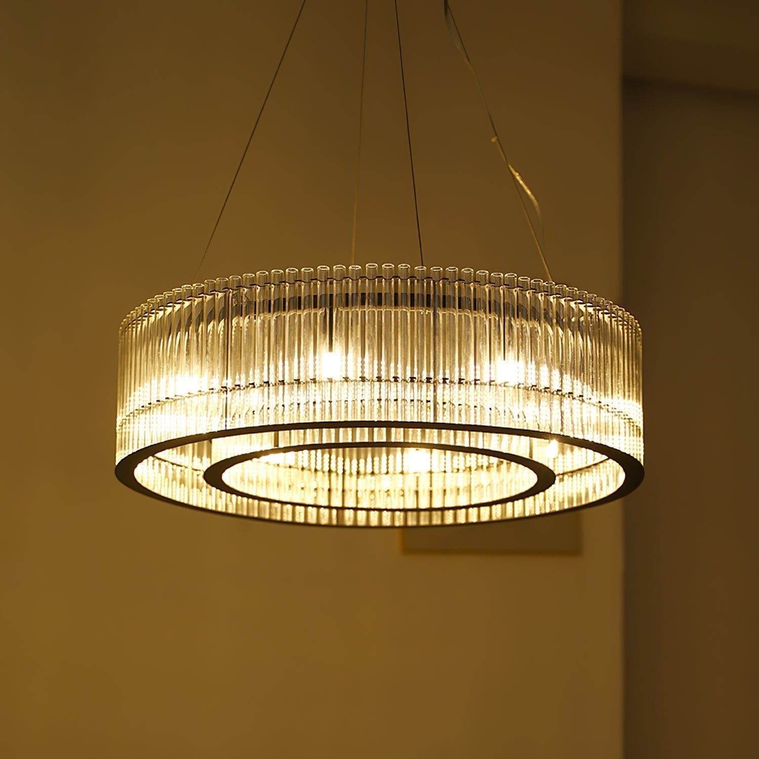 Celivia Pendant Lamp Glass Tube Ring Modern Luxury