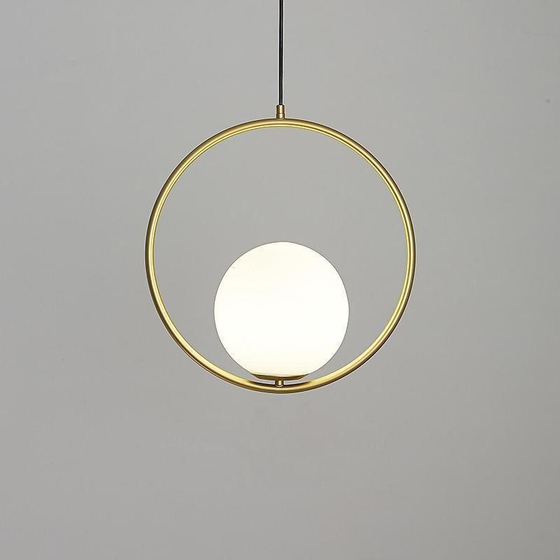 Caselora Modern Brass Pendant Light