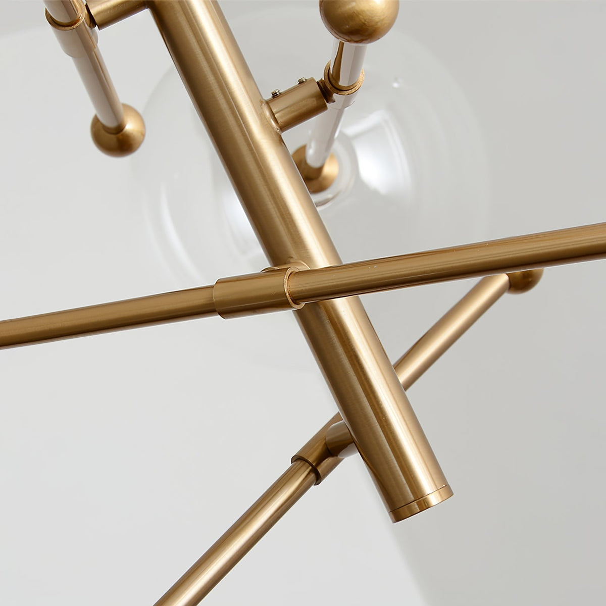 Orbit Contemporary Glass Chandelier
