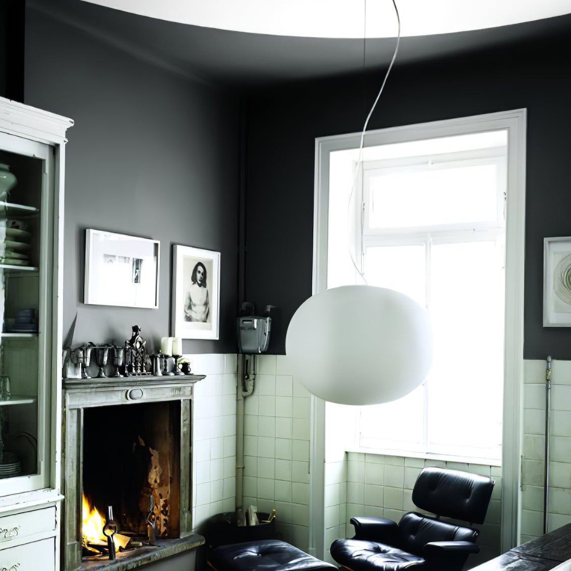 Qersy Modern Glass Pendant Lamp
