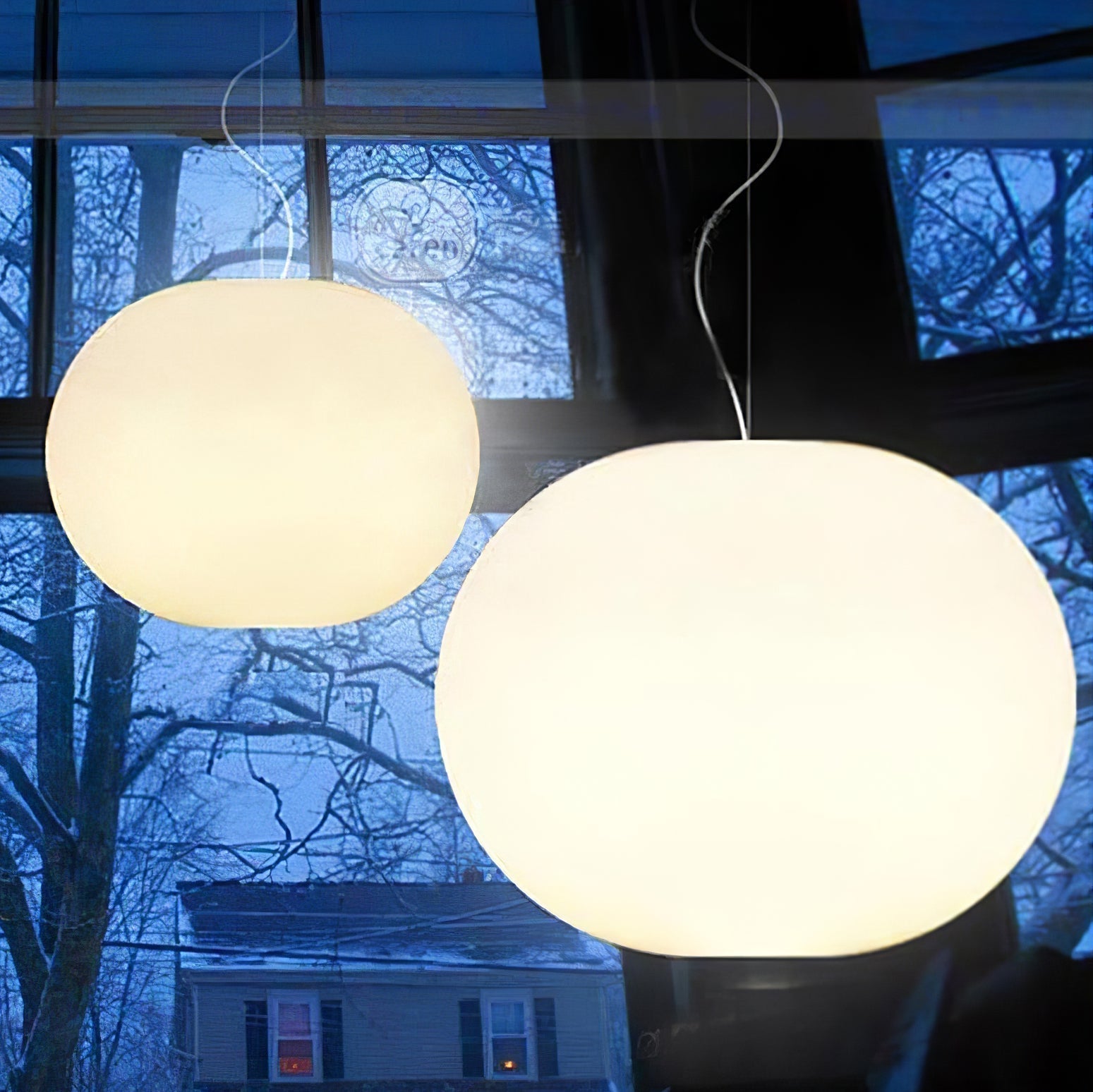 Qersy Modern Glass Pendant Lamp
