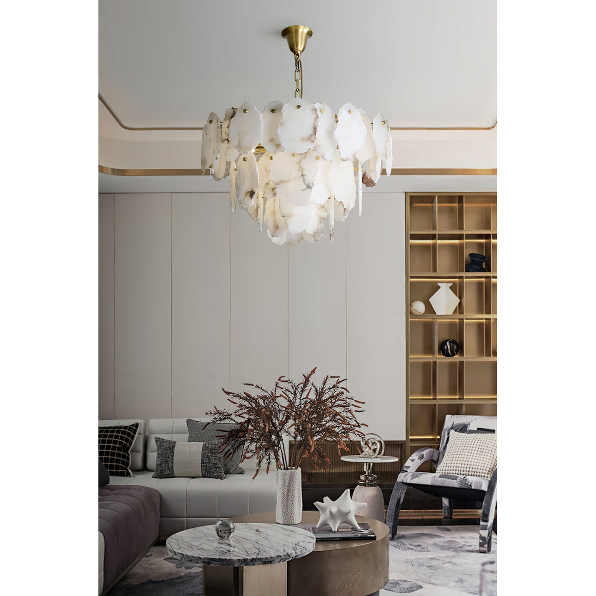 Nivorian Alabaster Chandelier