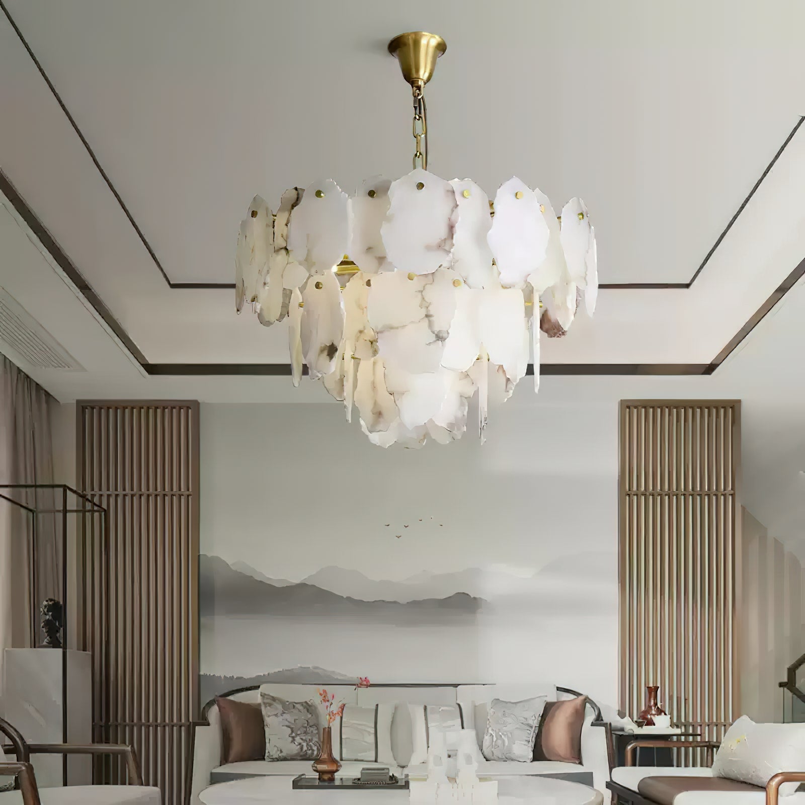 Nivorian Alabaster Chandelier