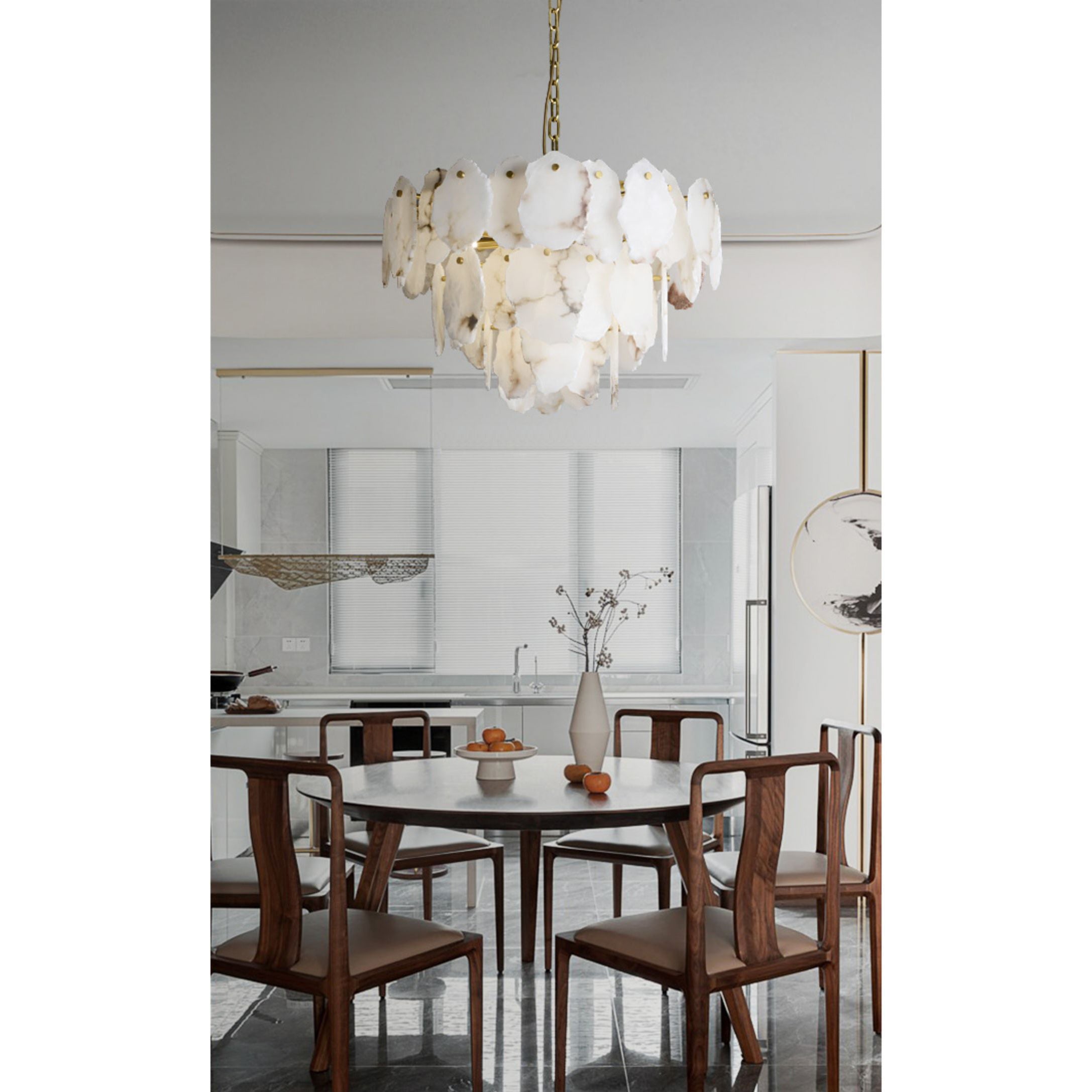 Nivorian Alabaster Chandelier
