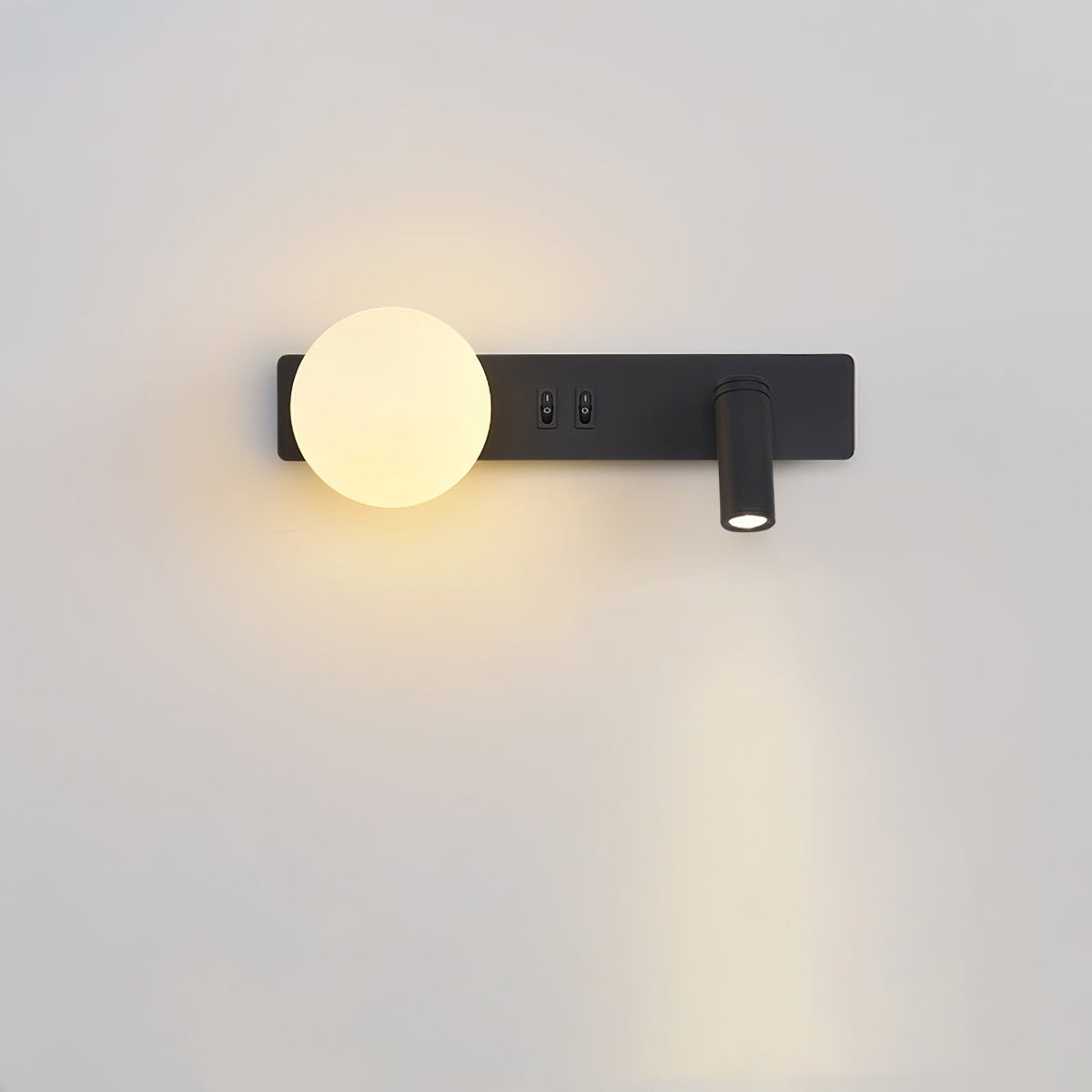 Thalior Modern Minimalist Slim Glass Wall lamp