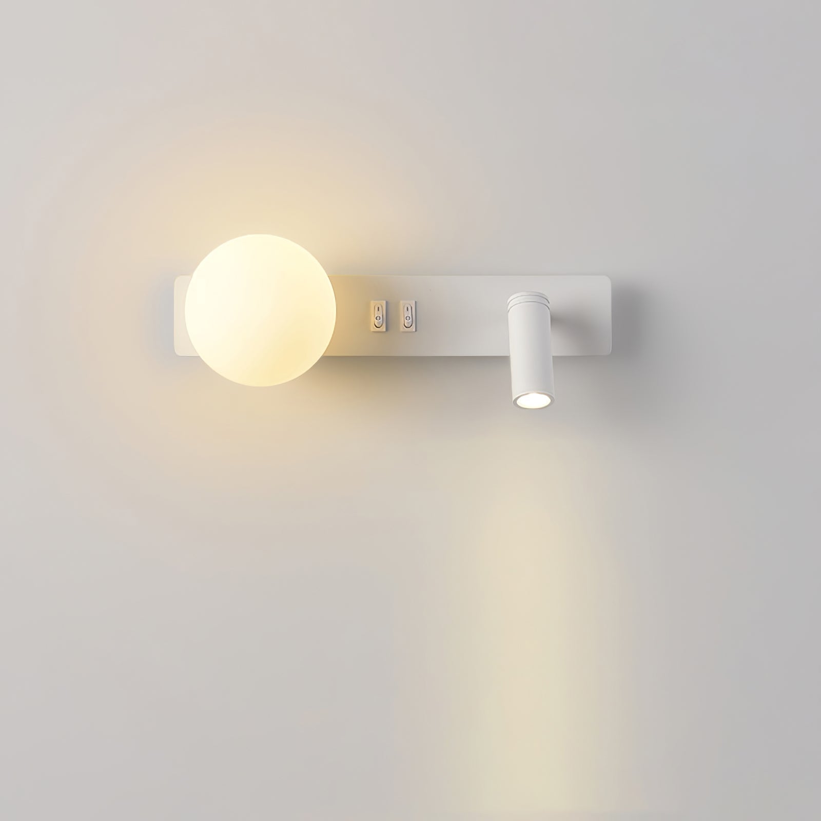 Thalior Modern Minimalist Slim Glass Wall lamp