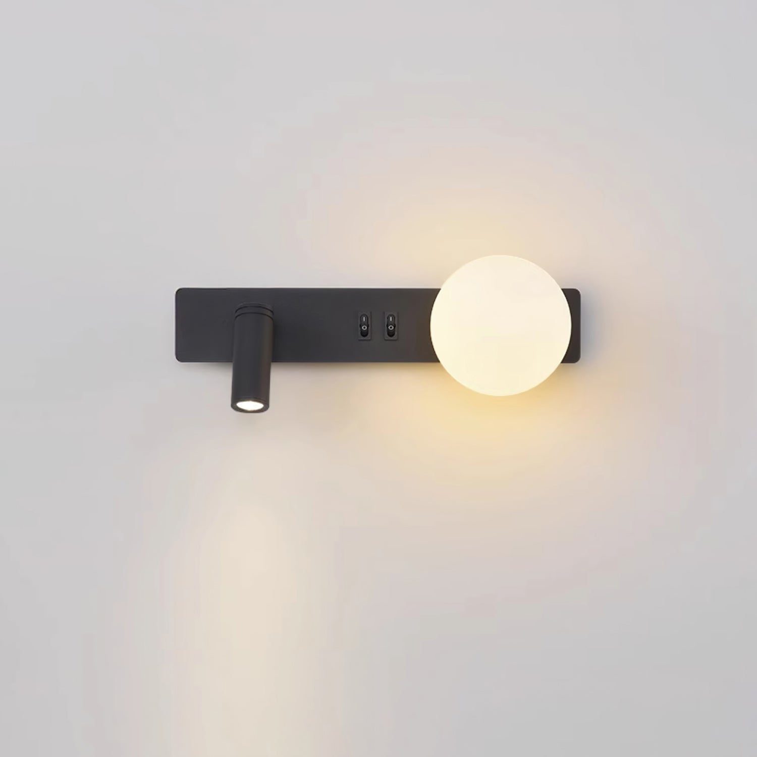 Thalior Modern Minimalist Slim Glass Wall lamp