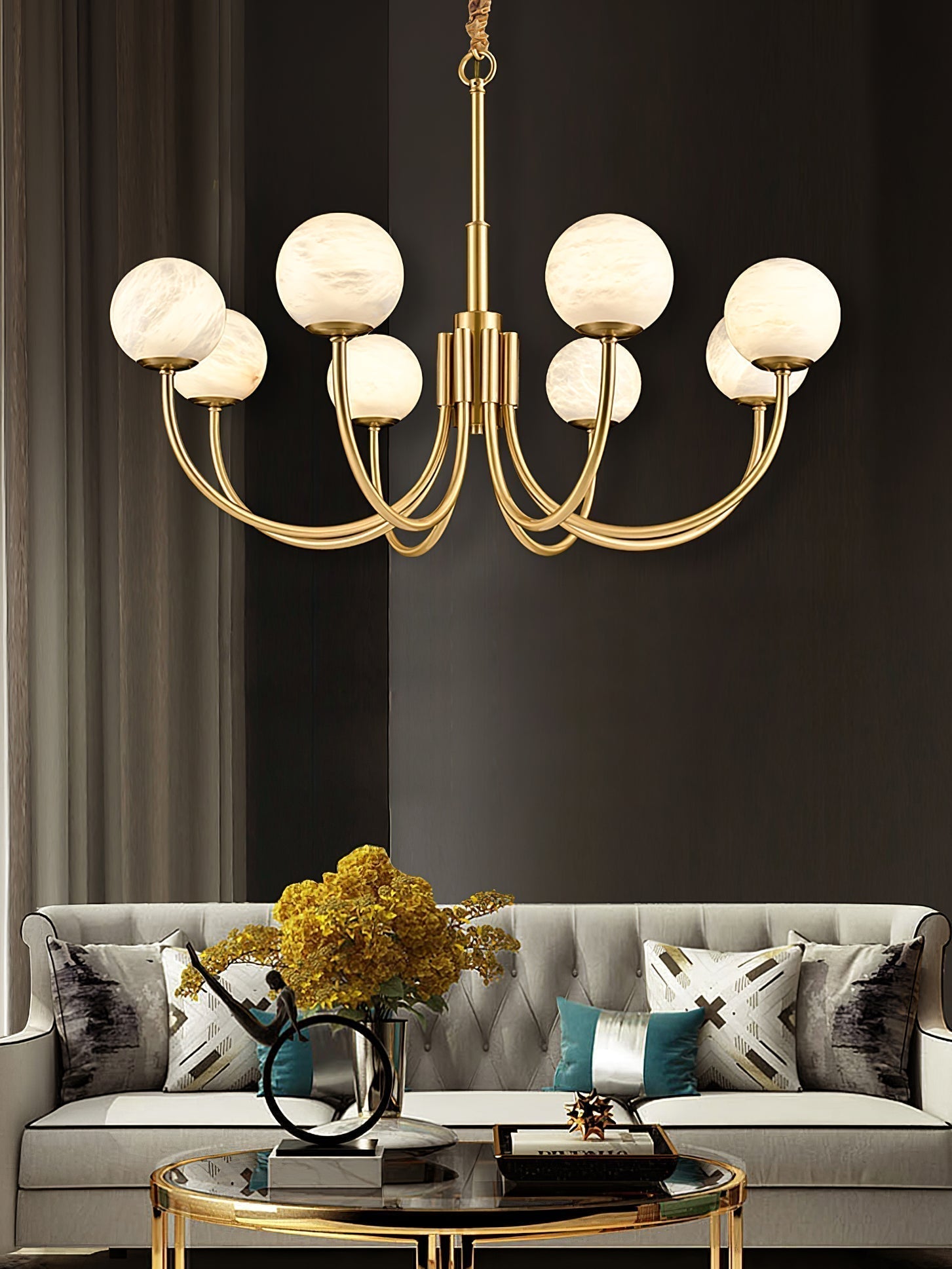 Chandelier  Alabaster Luxury