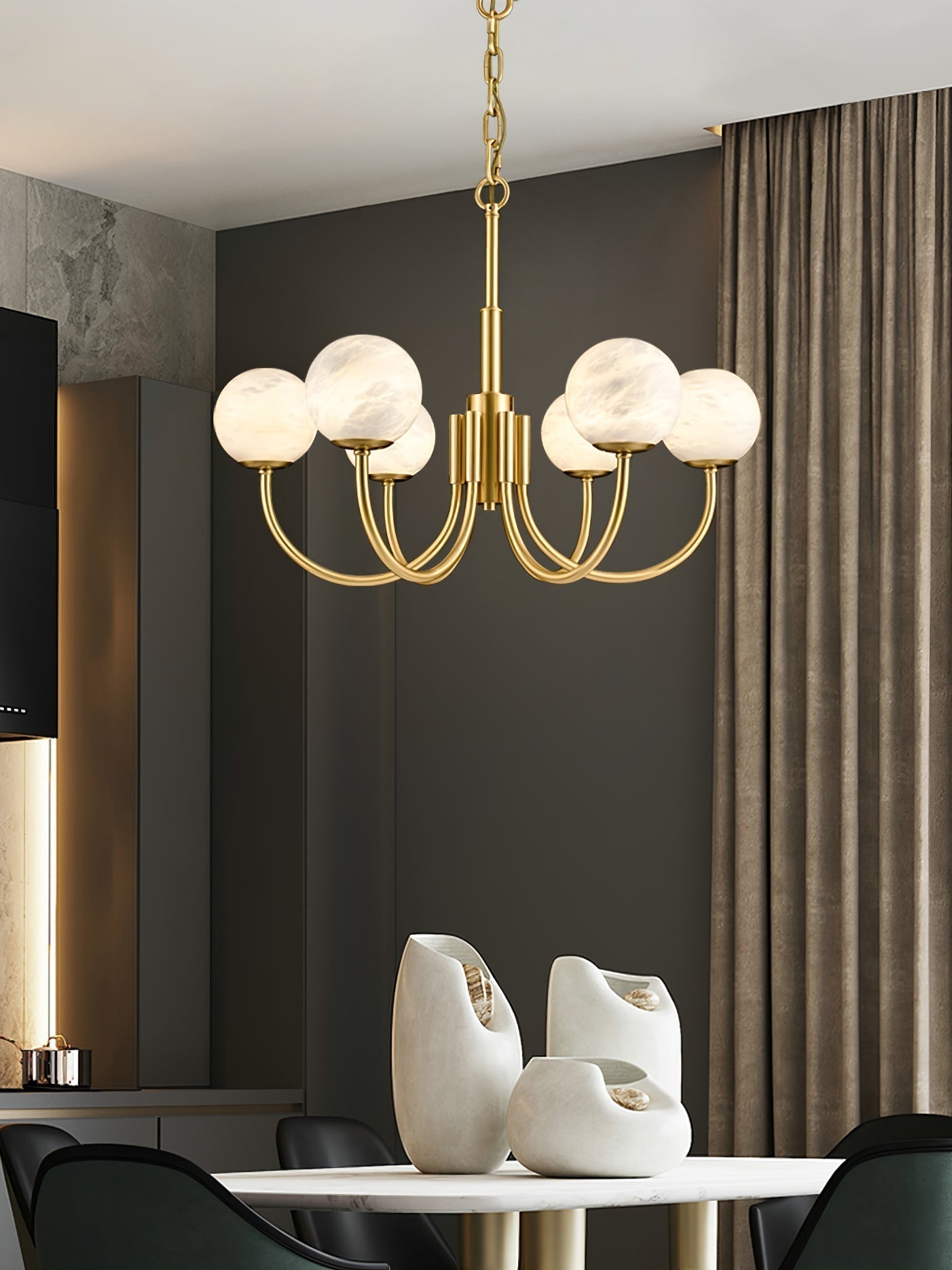 Chandelier  Alabaster Luxury
