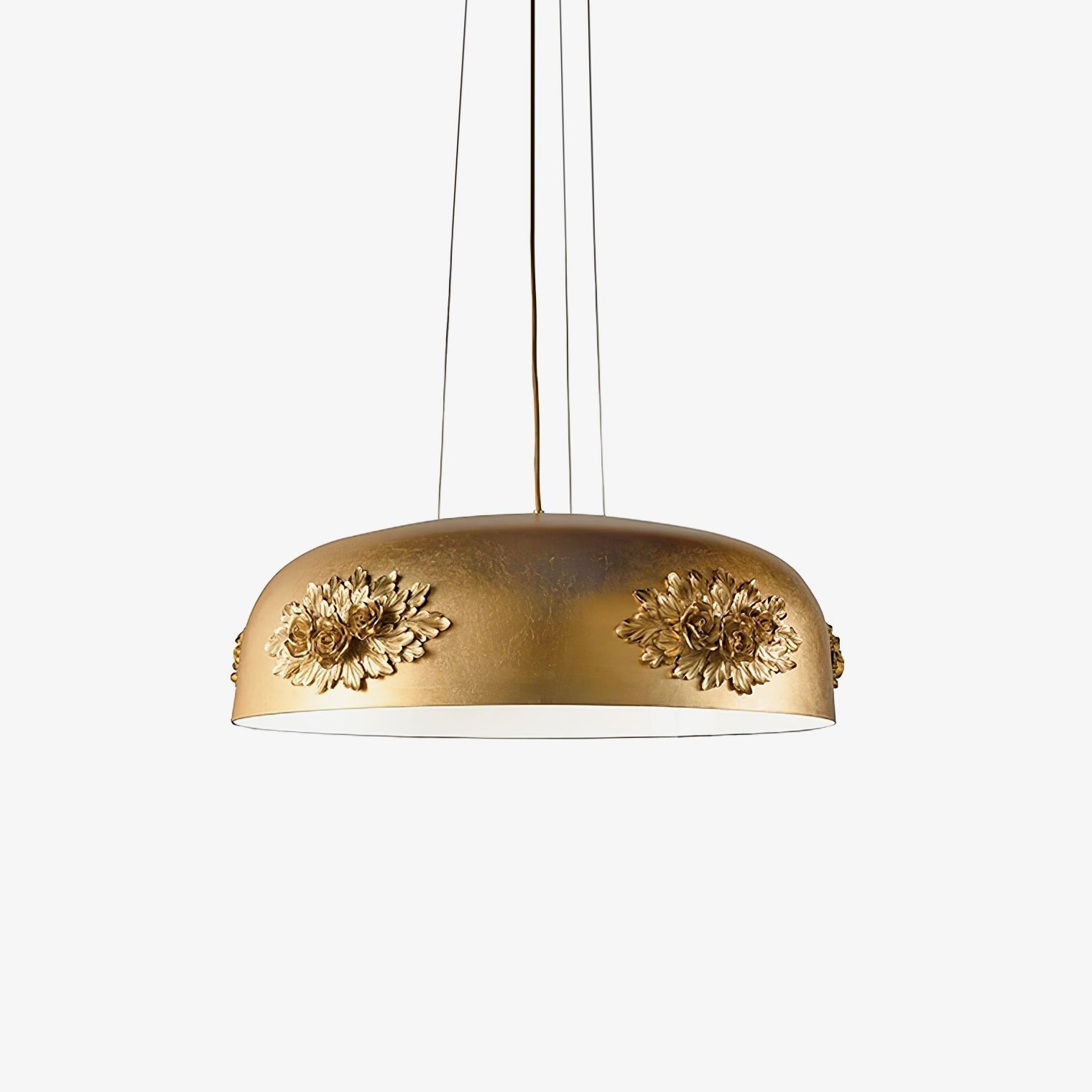 Zesolila Traditional Art Gold Pendant Light