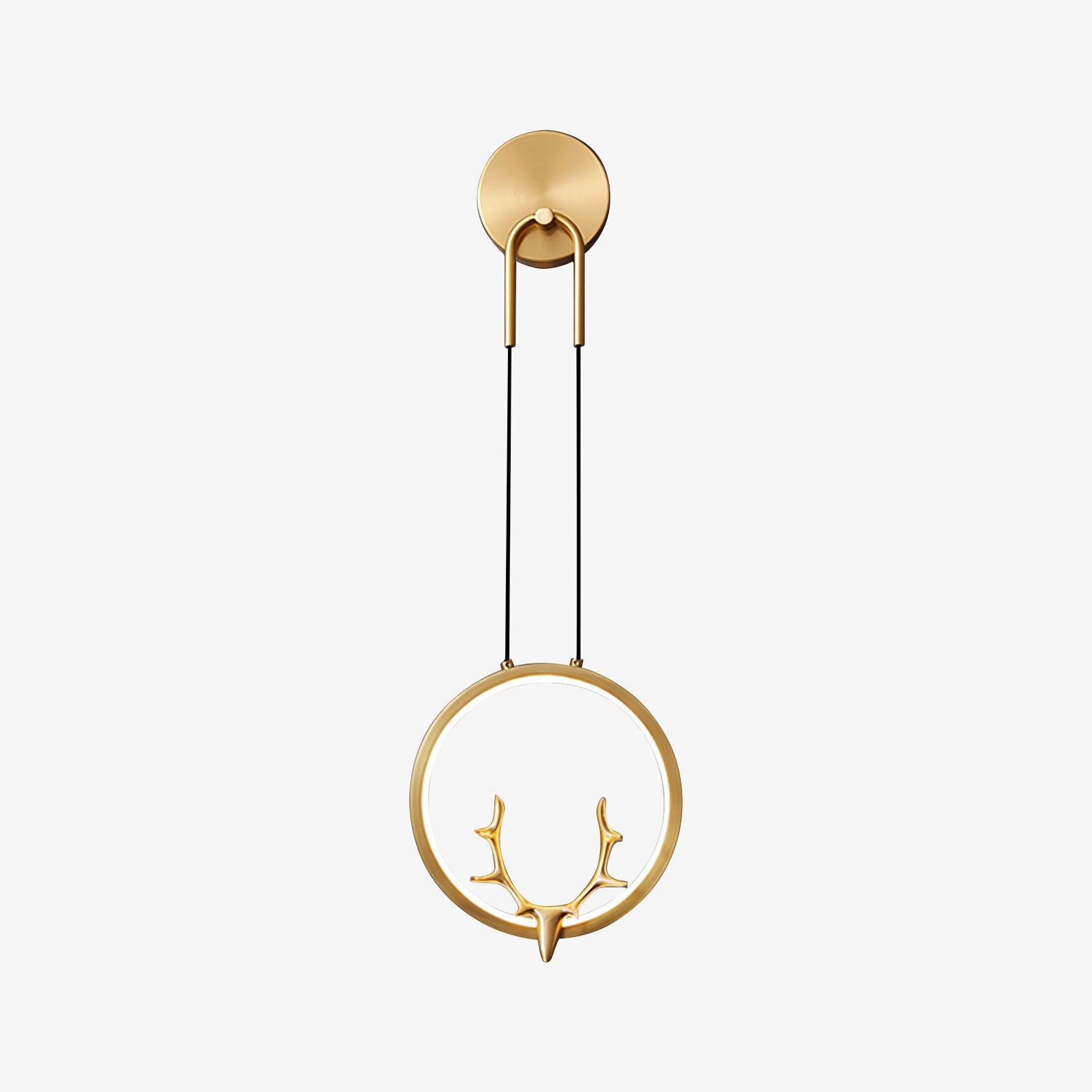 Kirixy Brass Whimsical Wall Lamp