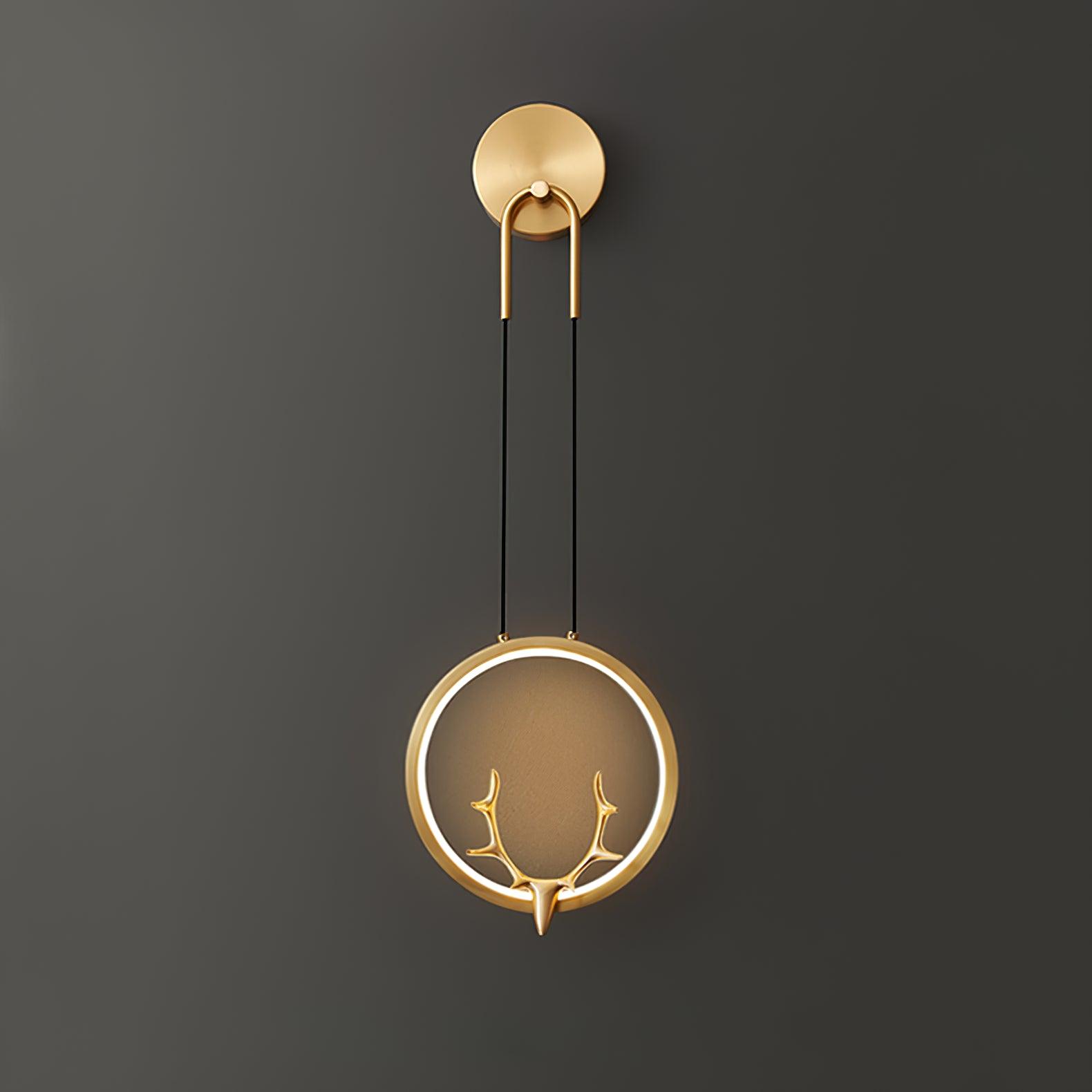 Kirixy Brass Whimsical Wall Lamp